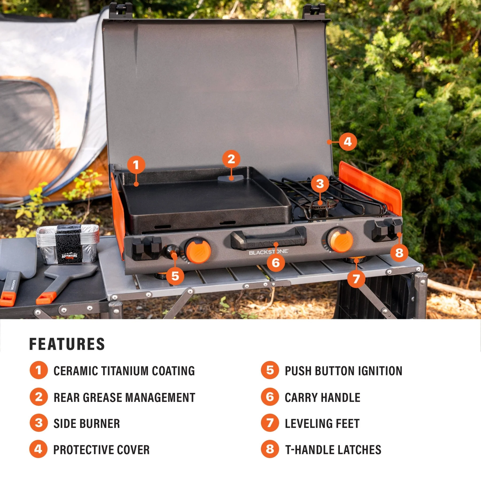 12" x 14" Griddle with Side Burner - Image 4