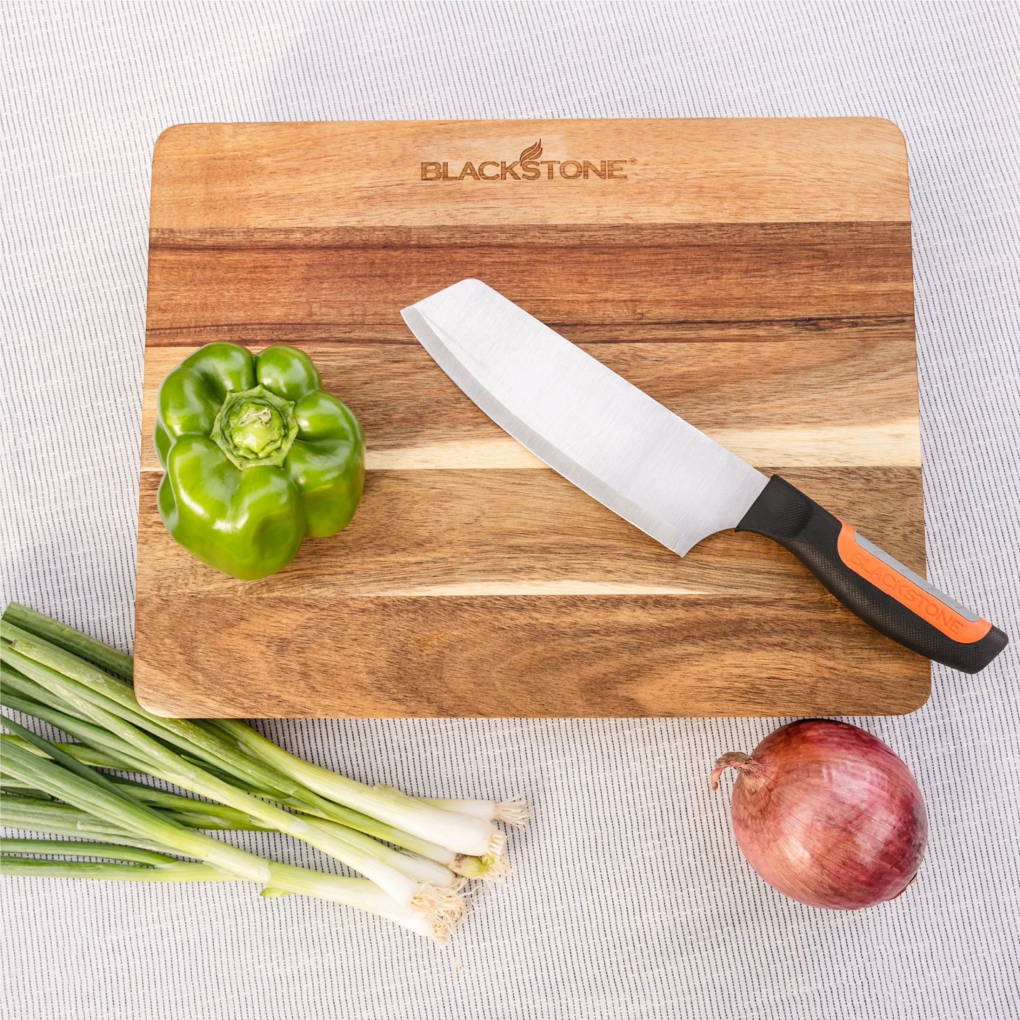 14"x11" Wood Cutting Board W/ Feet - Image 2