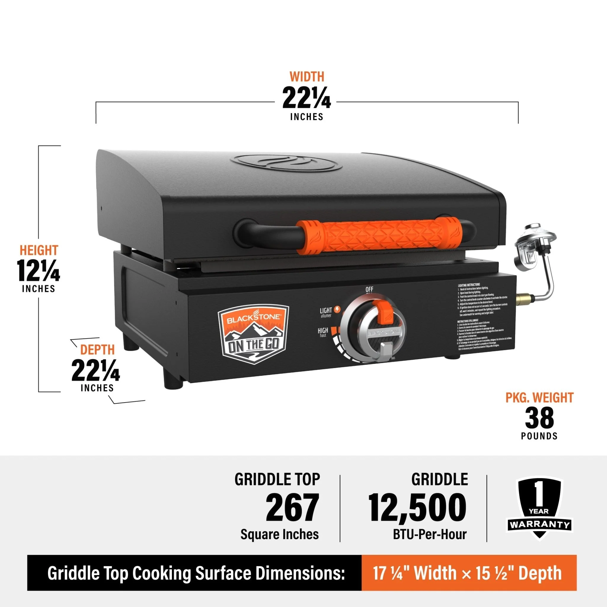 17" Griddle W/Carry Bag - Image 4