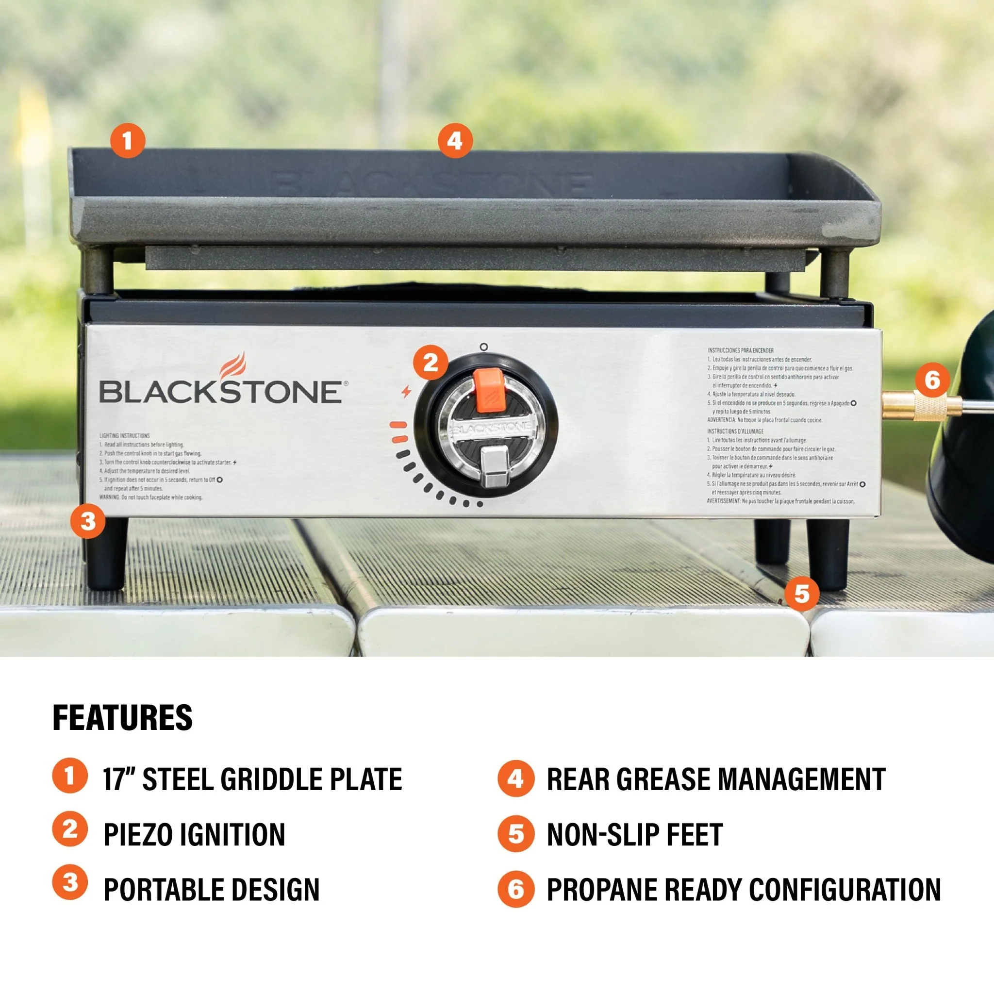 17" Tabletop Griddle - Image 4