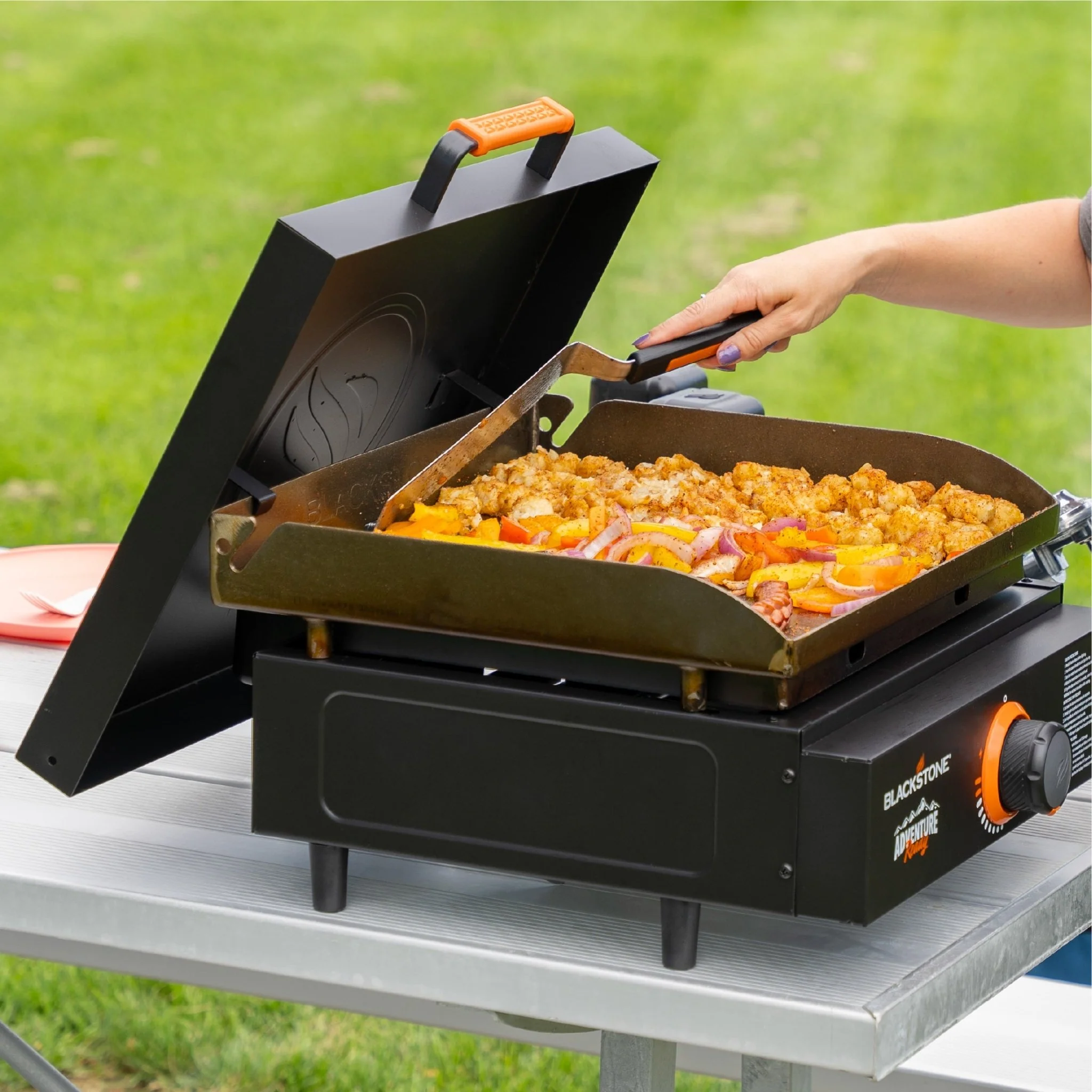 17" Tabletop Griddle with Hard Cover - Image 7