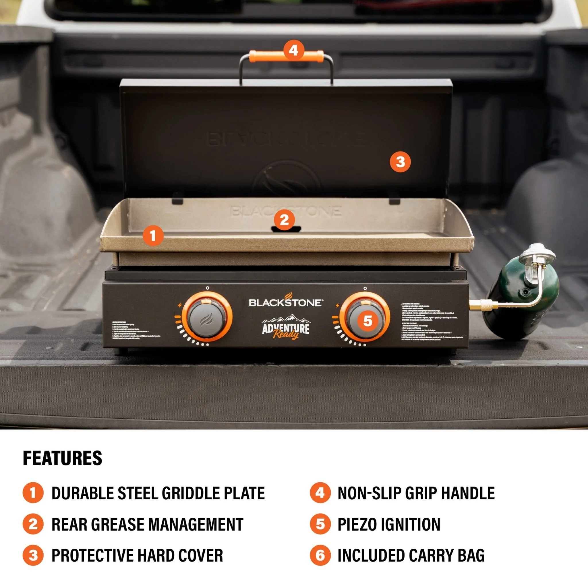 22" Griddle with Hard Cover Bundle - Image 4