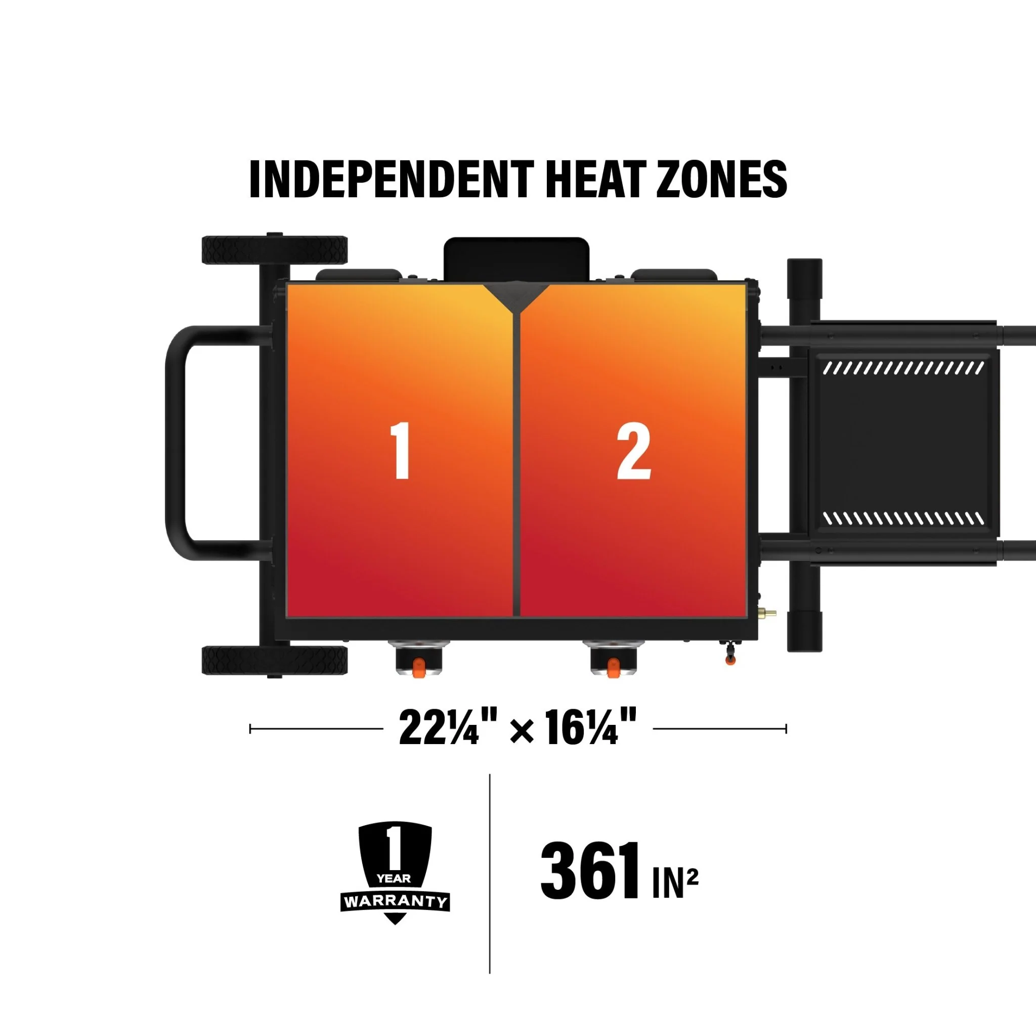22" Griddle with Flexfold® Legs - Image 3