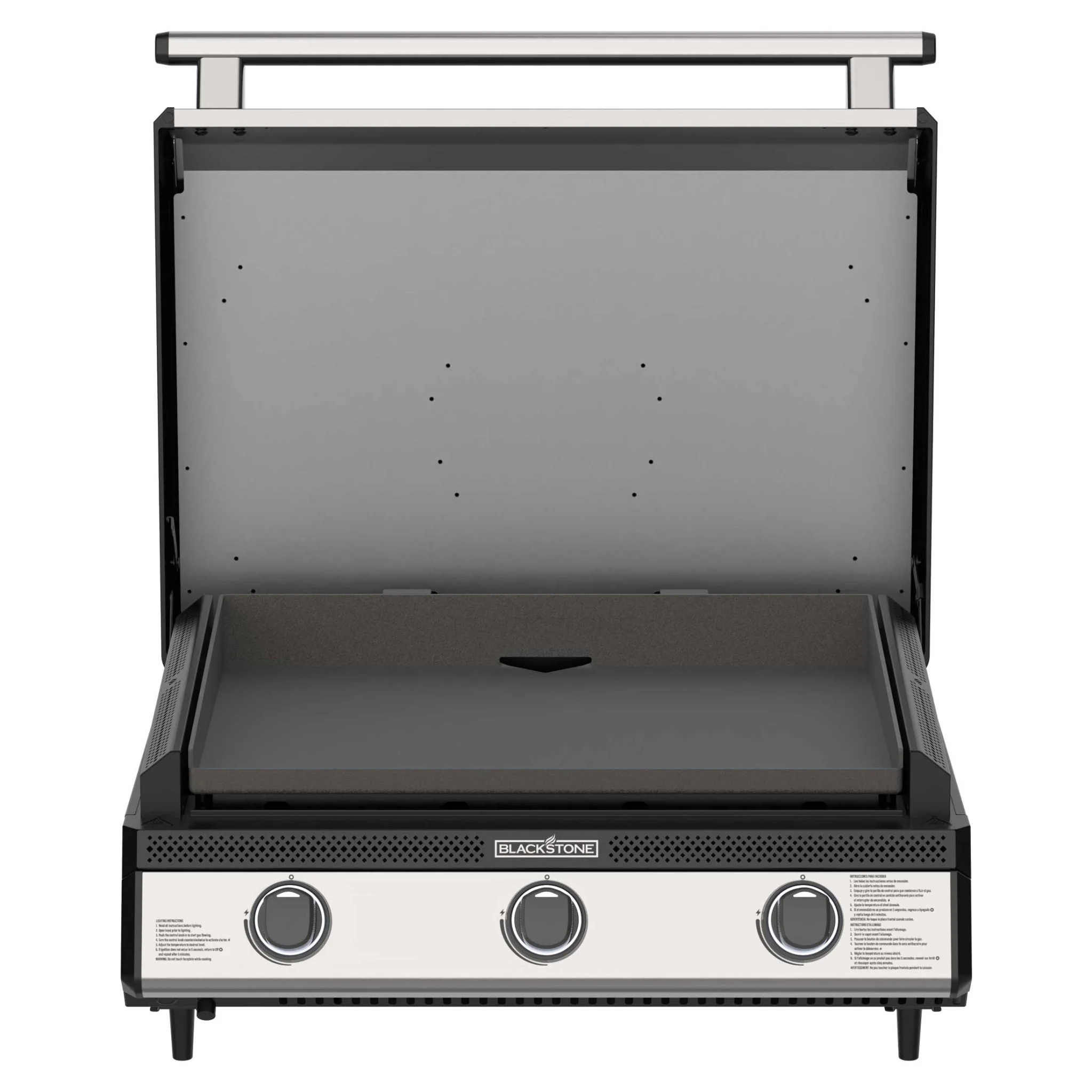28" Deep Kitchen Griddle in Stainless Steel w/Hood - Image 2