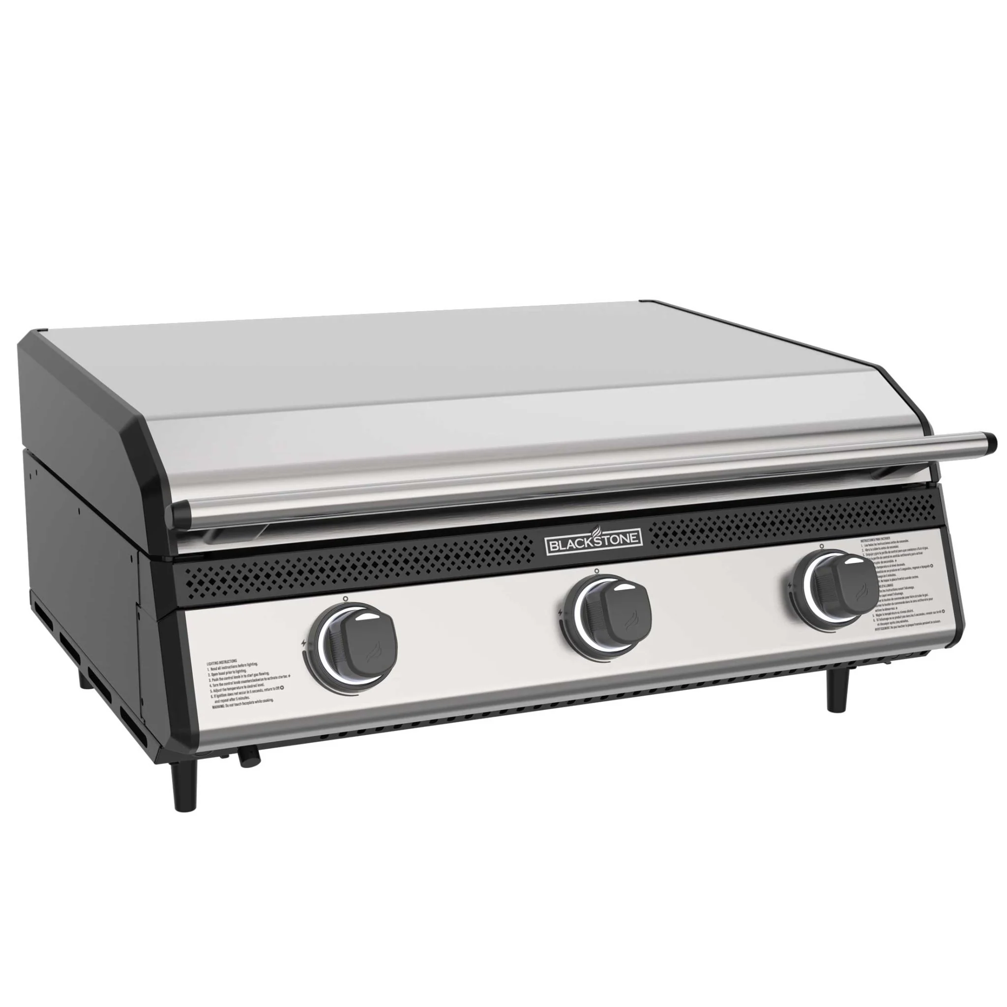 28" Deep Kitchen Griddle in Stainless Steel w/Hood - Image 4