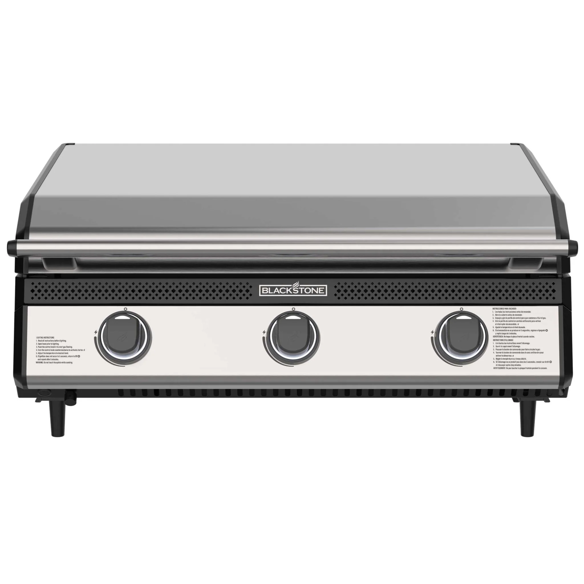 28" Deep Kitchen Griddle in Stainless Steel w/Hood - Image 5