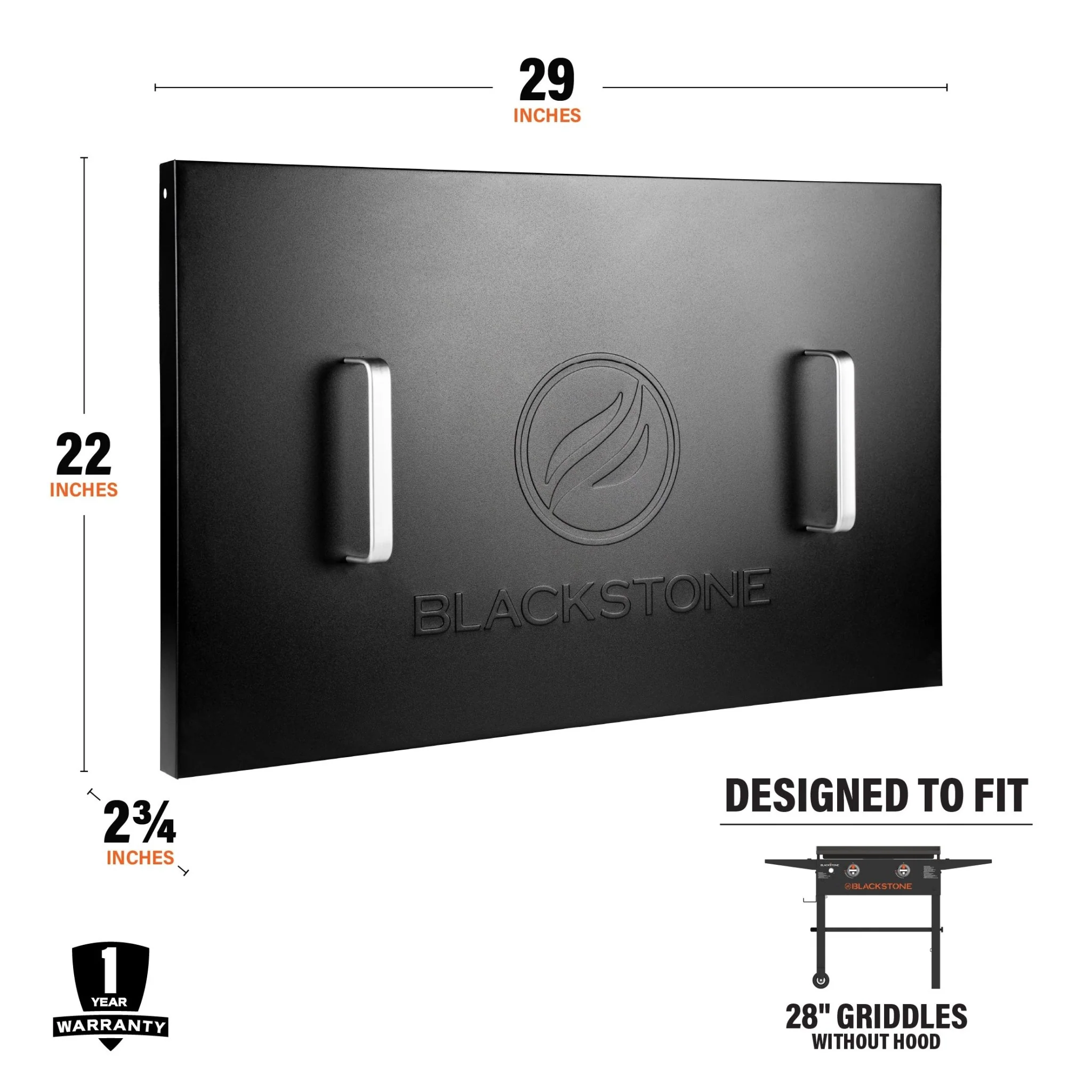 28" Griddle Hard Cover - Image 3