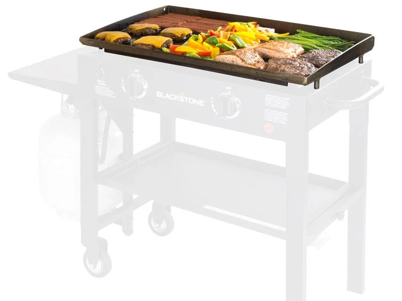 28in Rear Grease Griddle Top w/ Grease Cup - Image 4