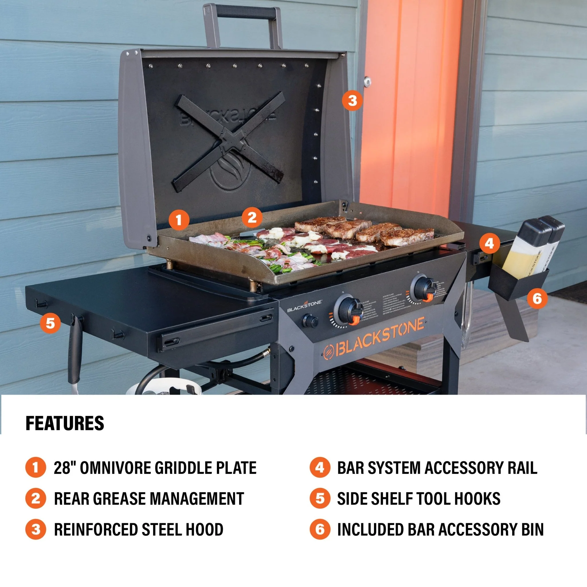 28" Griddle with Hood - Image 4
