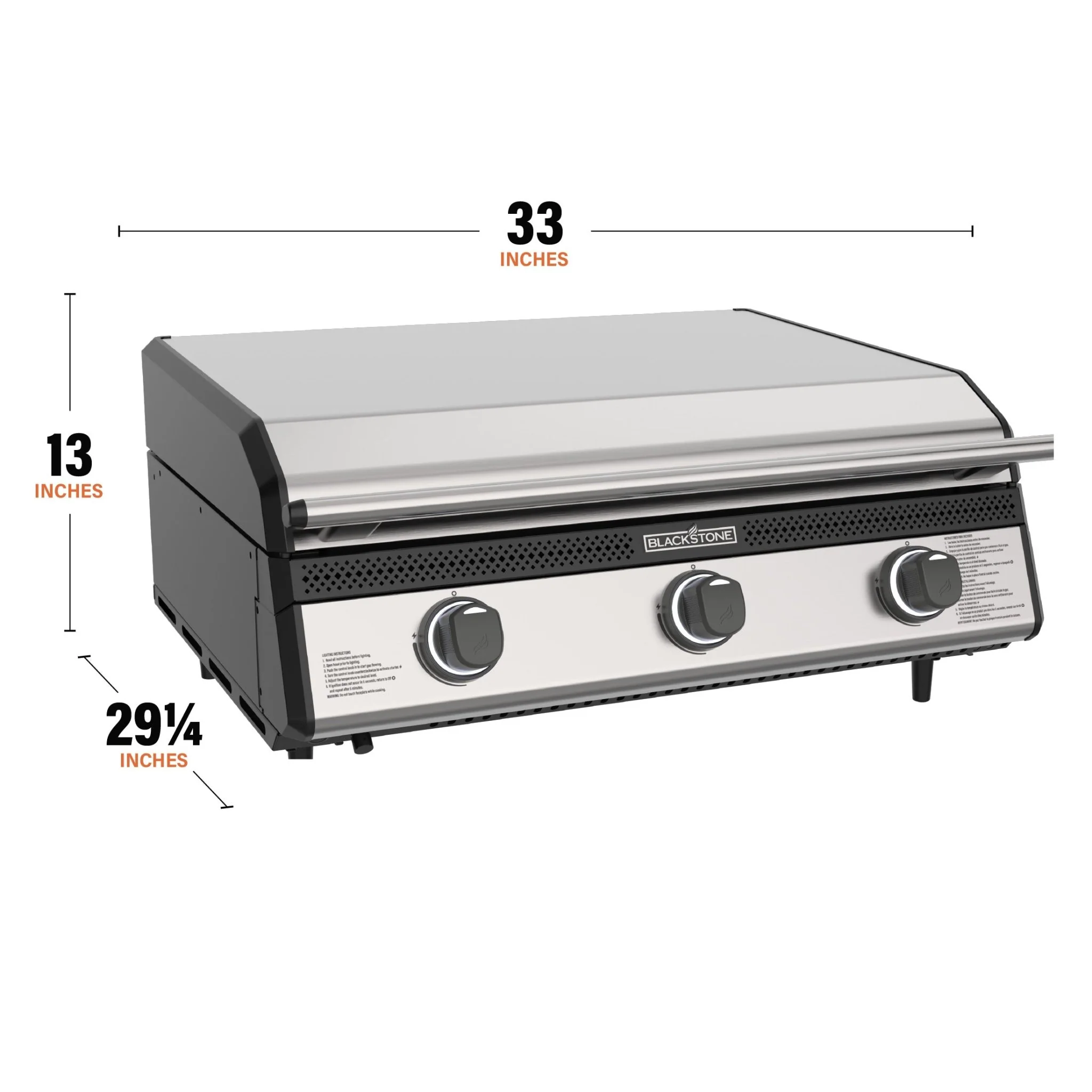 28" Drop-in Griddle with Hood (Natural Gas) - Image 12