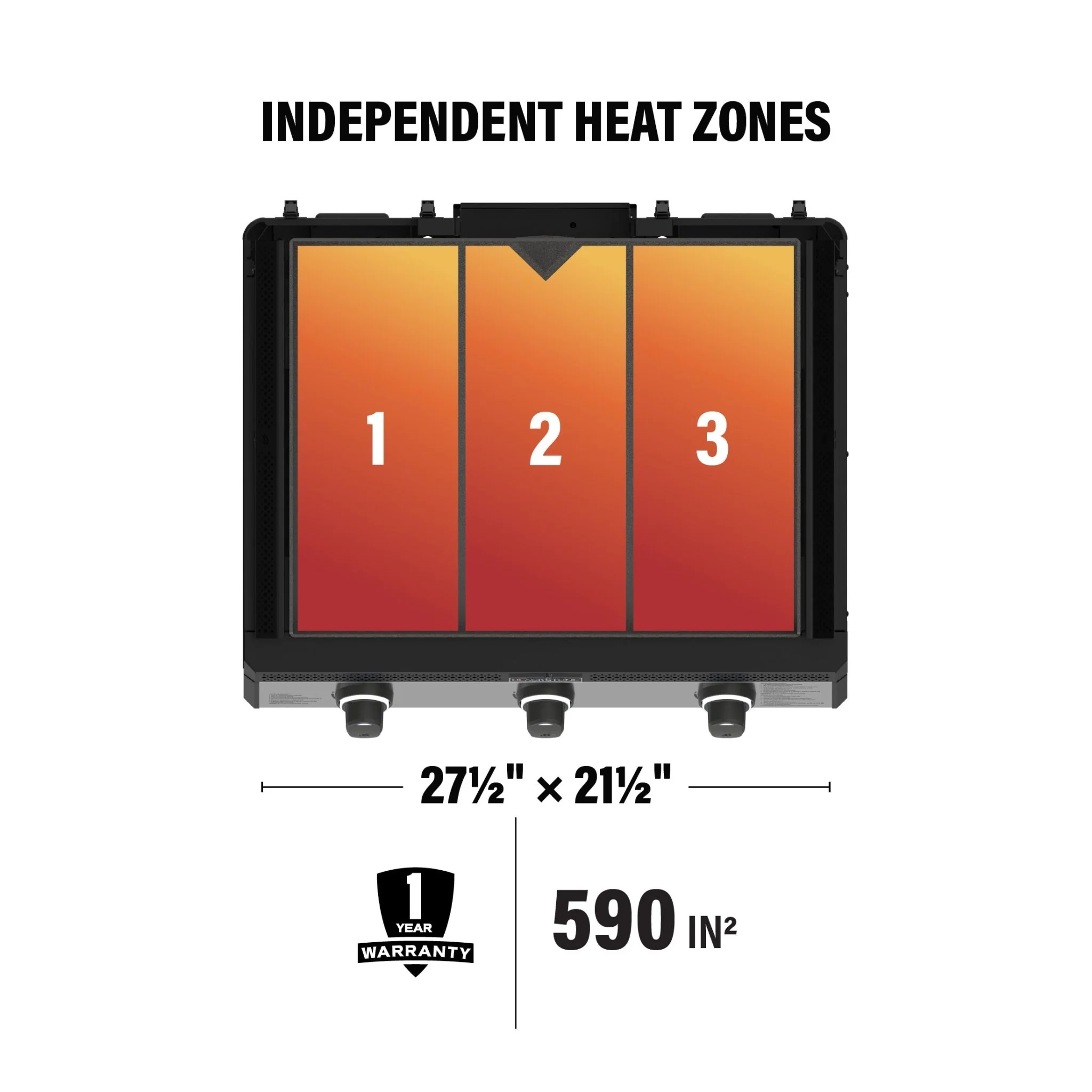 28" Drop-in Griddle with Hood - Image 3