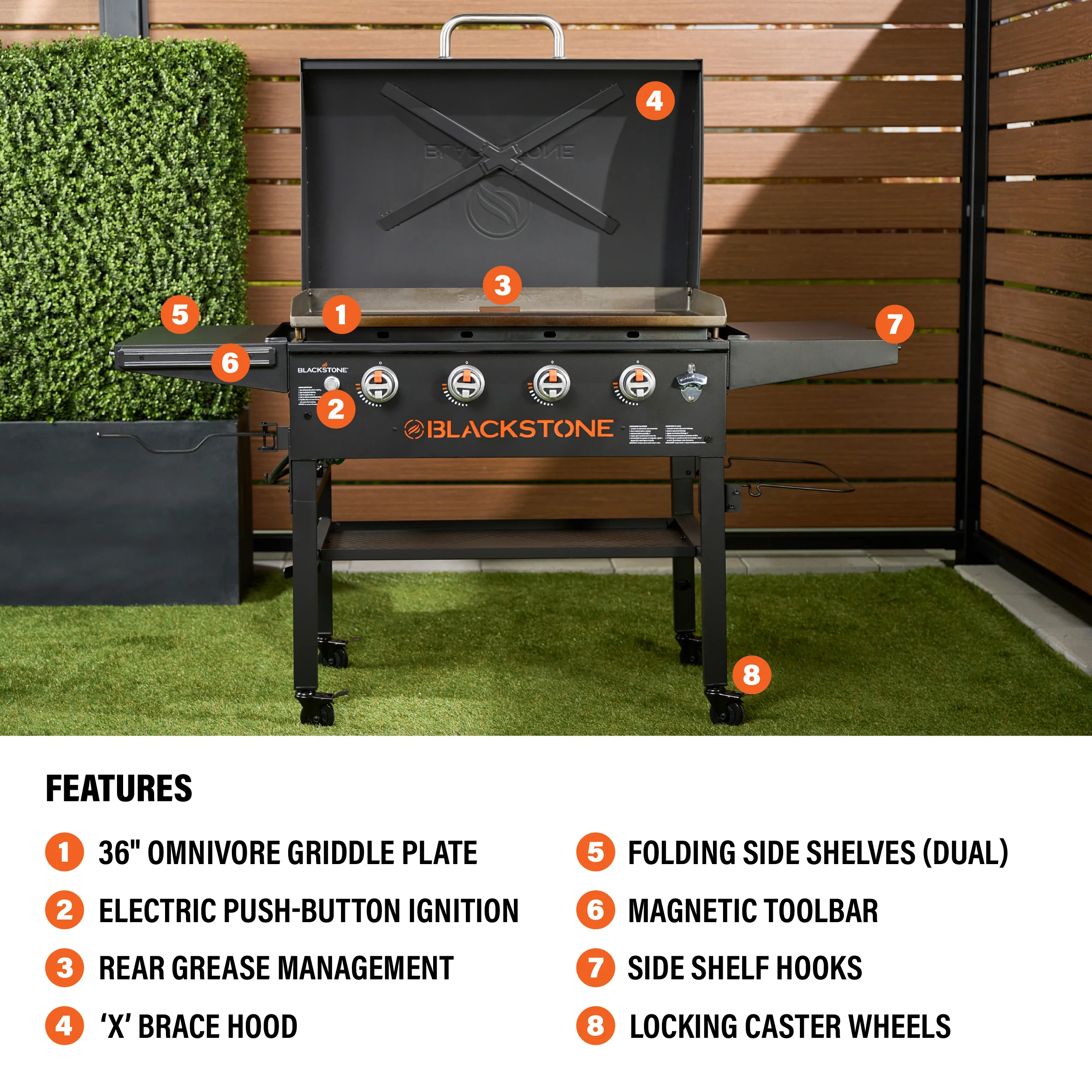 36" Griddle with Hood - Image 4