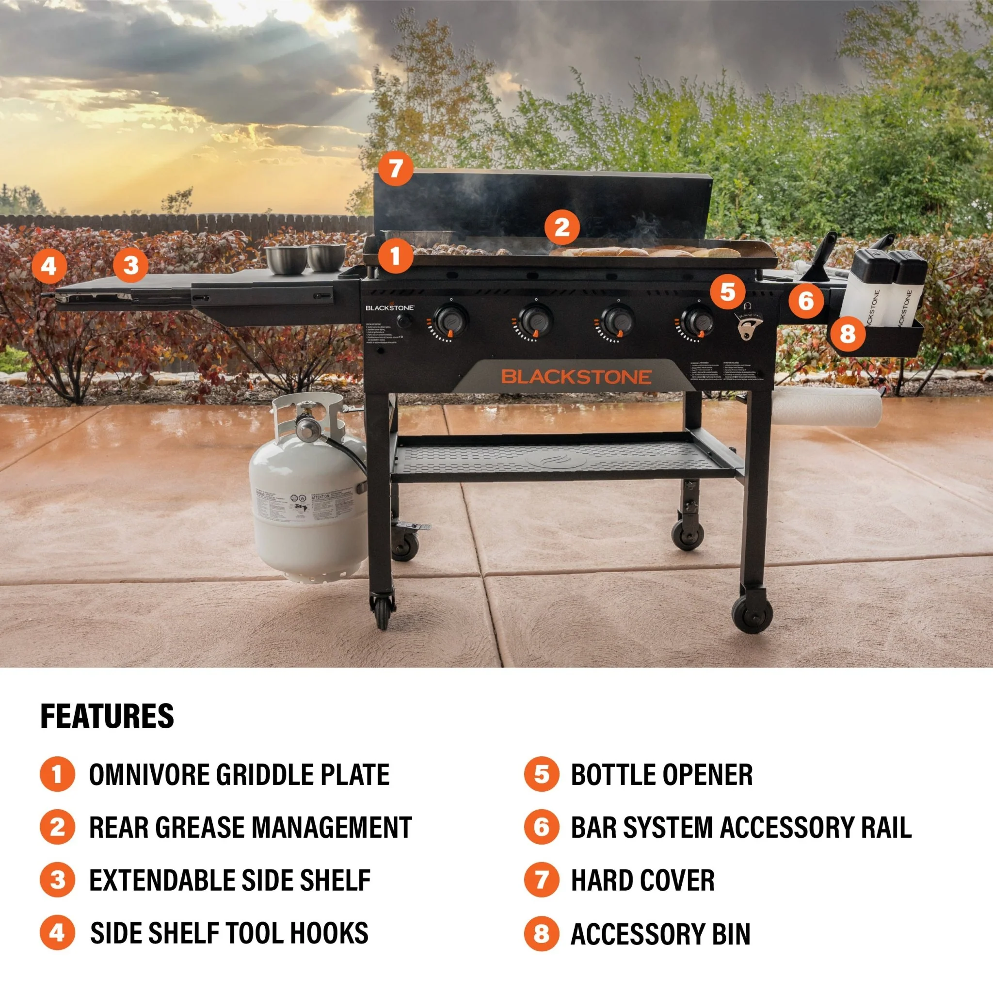 36" Griddle with Hard Cover - Image 4