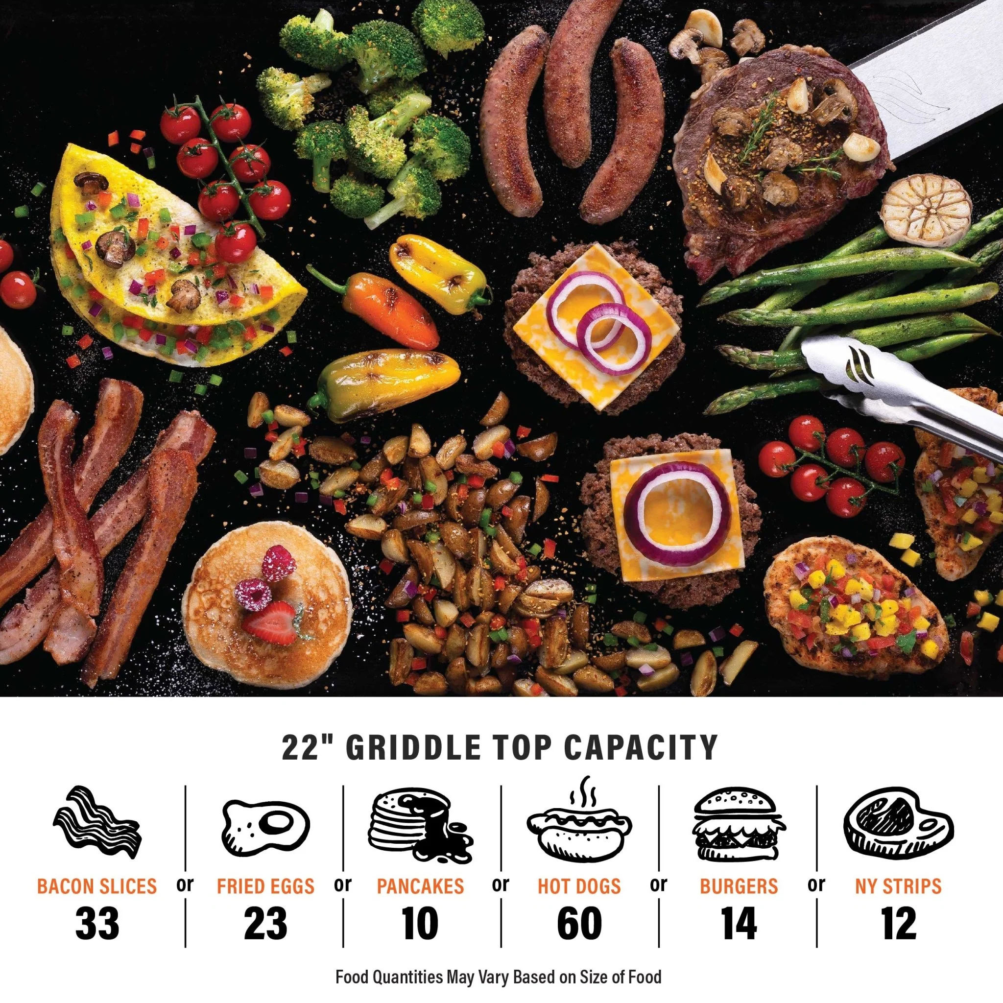 Adventure Ready 22” Griddle with Flexfold Legs - Image 9