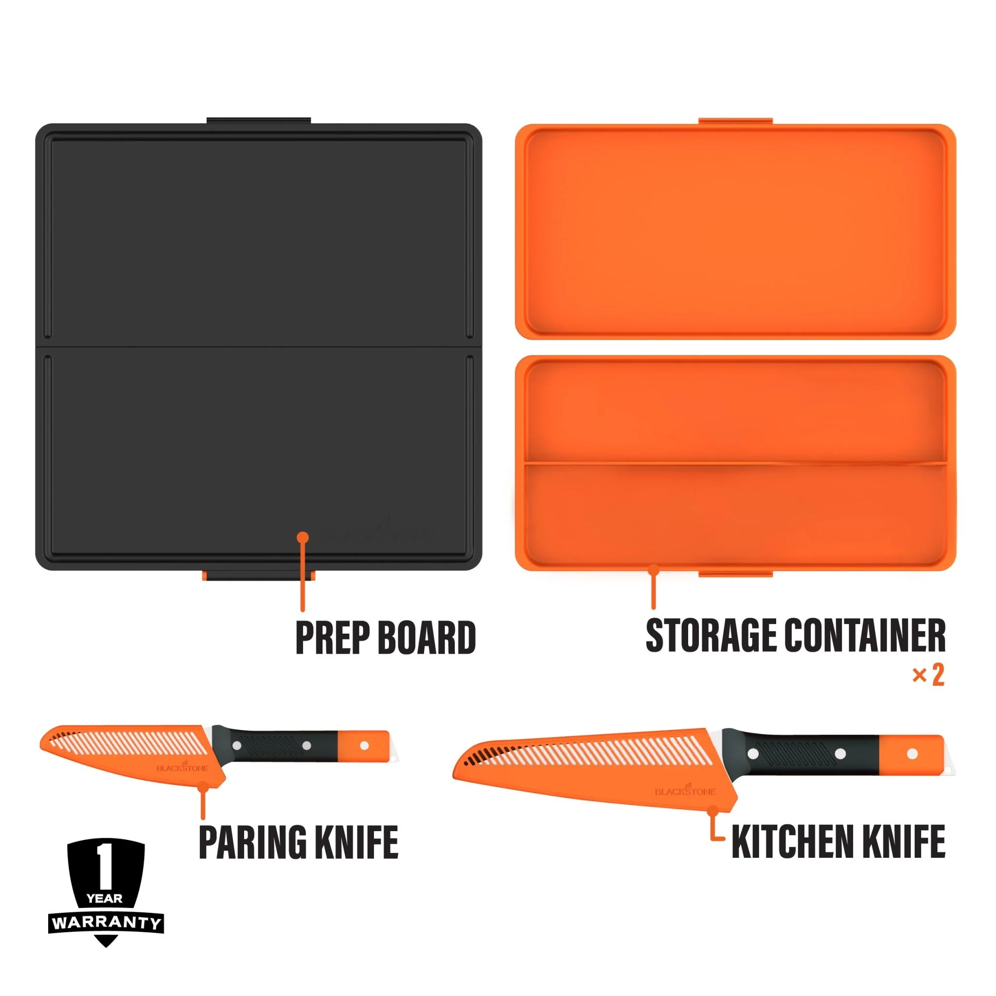 Adventure Ready Camp Knives and Prep Board - Image 3