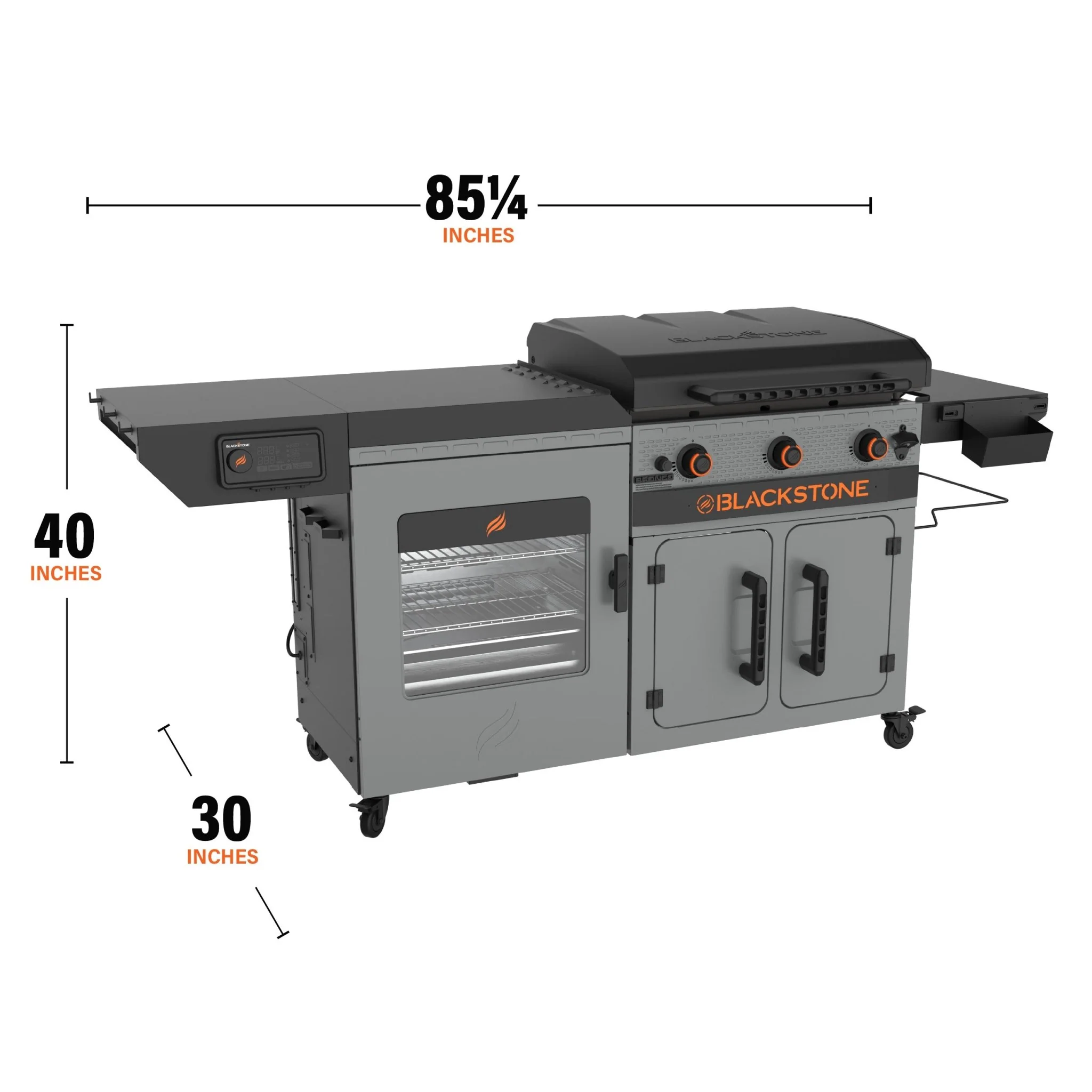 28" XL Griddle Vertical Pellet Smoker Combo - Image 14