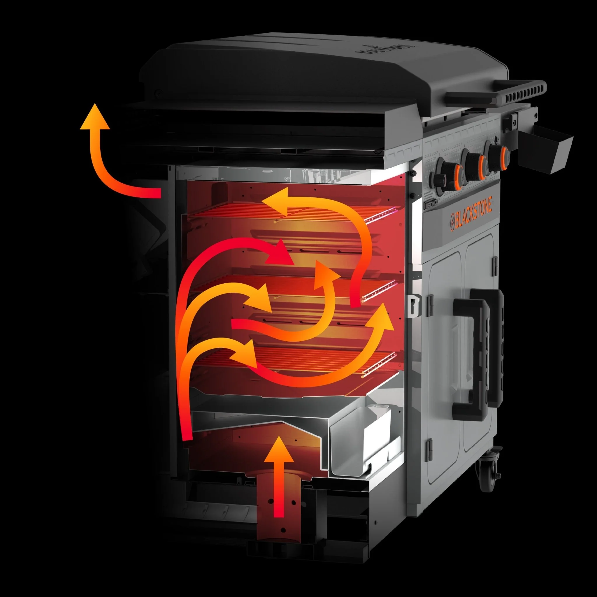28" XL Griddle Vertical Pellet Smoker Combo - Image 4