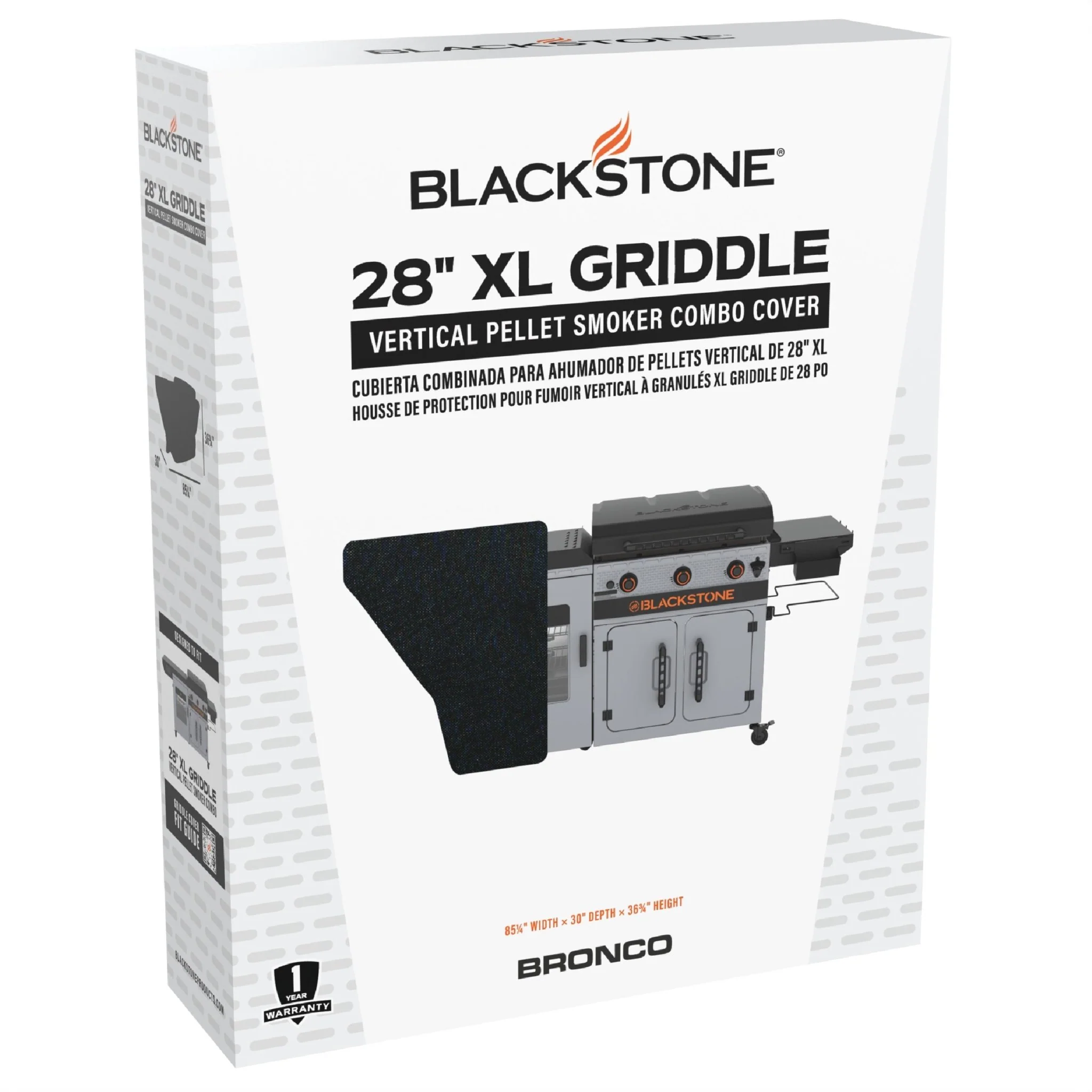 Bronco 28” XL Griddle Vertical Pellet Smoker Combo Cover - Image 8