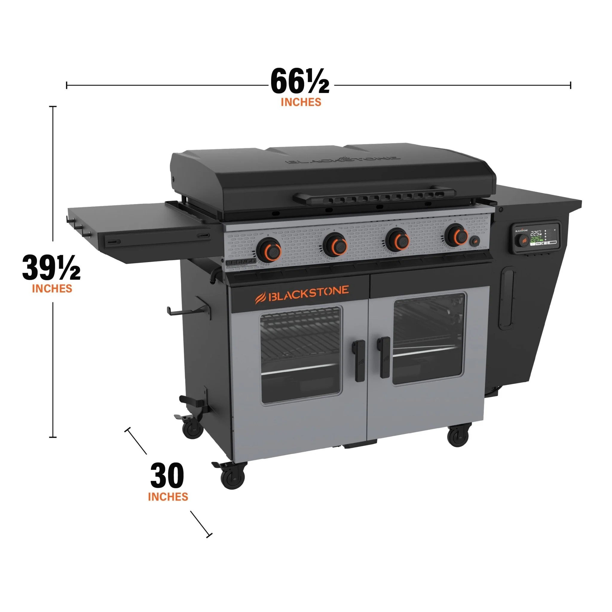 Bronco 36” Griddle Vertical Pellet Smoker Combo - Image 12