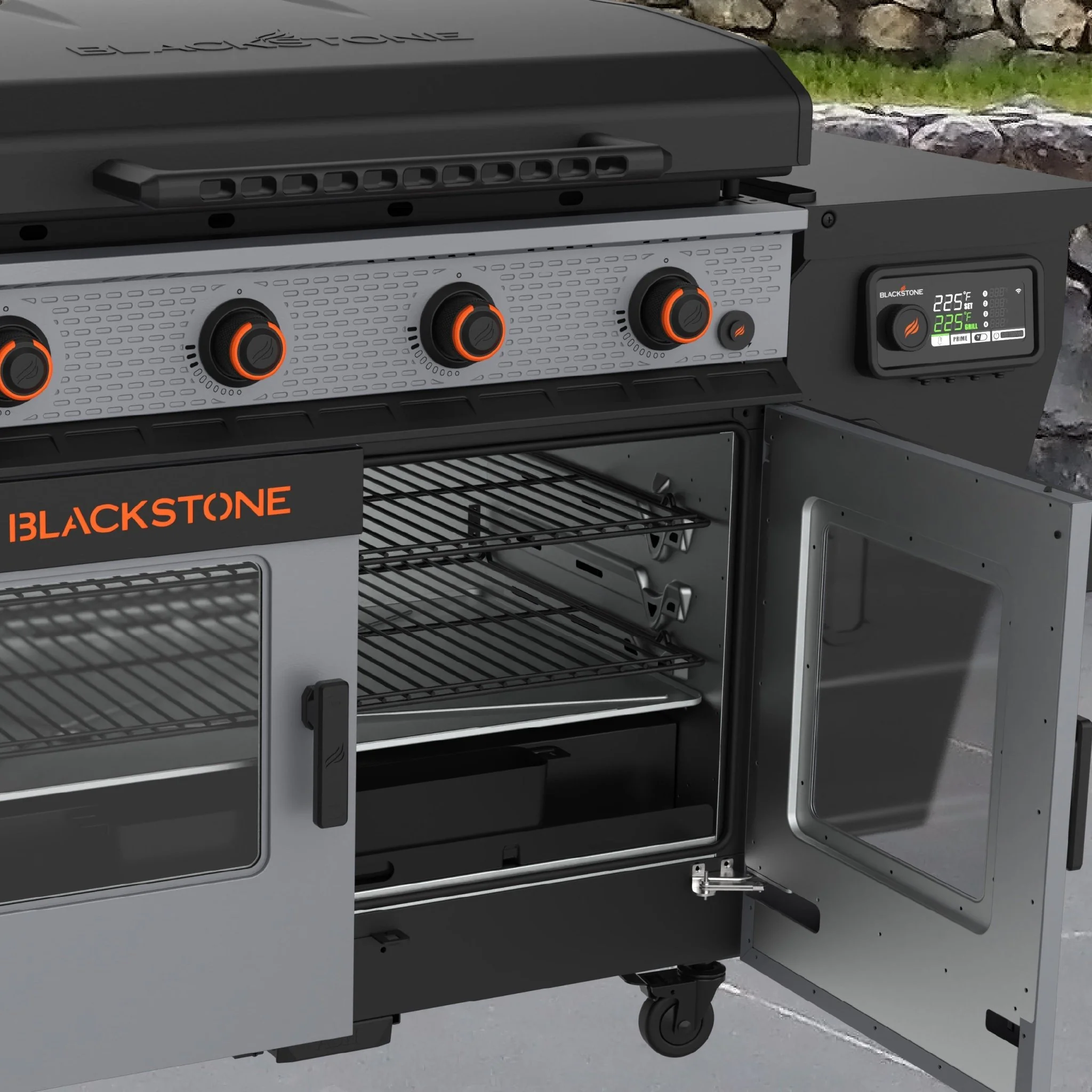 Bronco 36” Griddle Vertical Pellet Smoker Combo - Image 8
