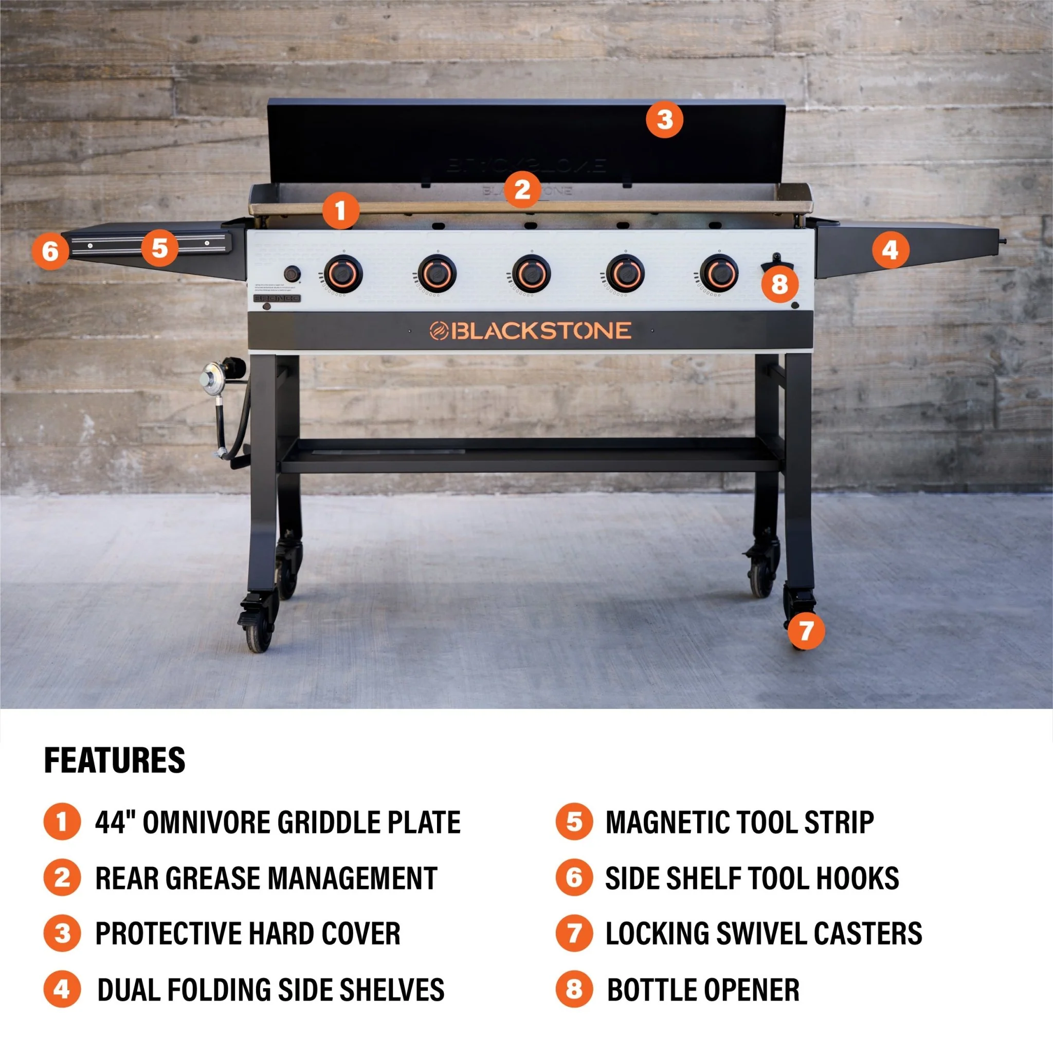 44" Griddle with Hard Cover - Image 4