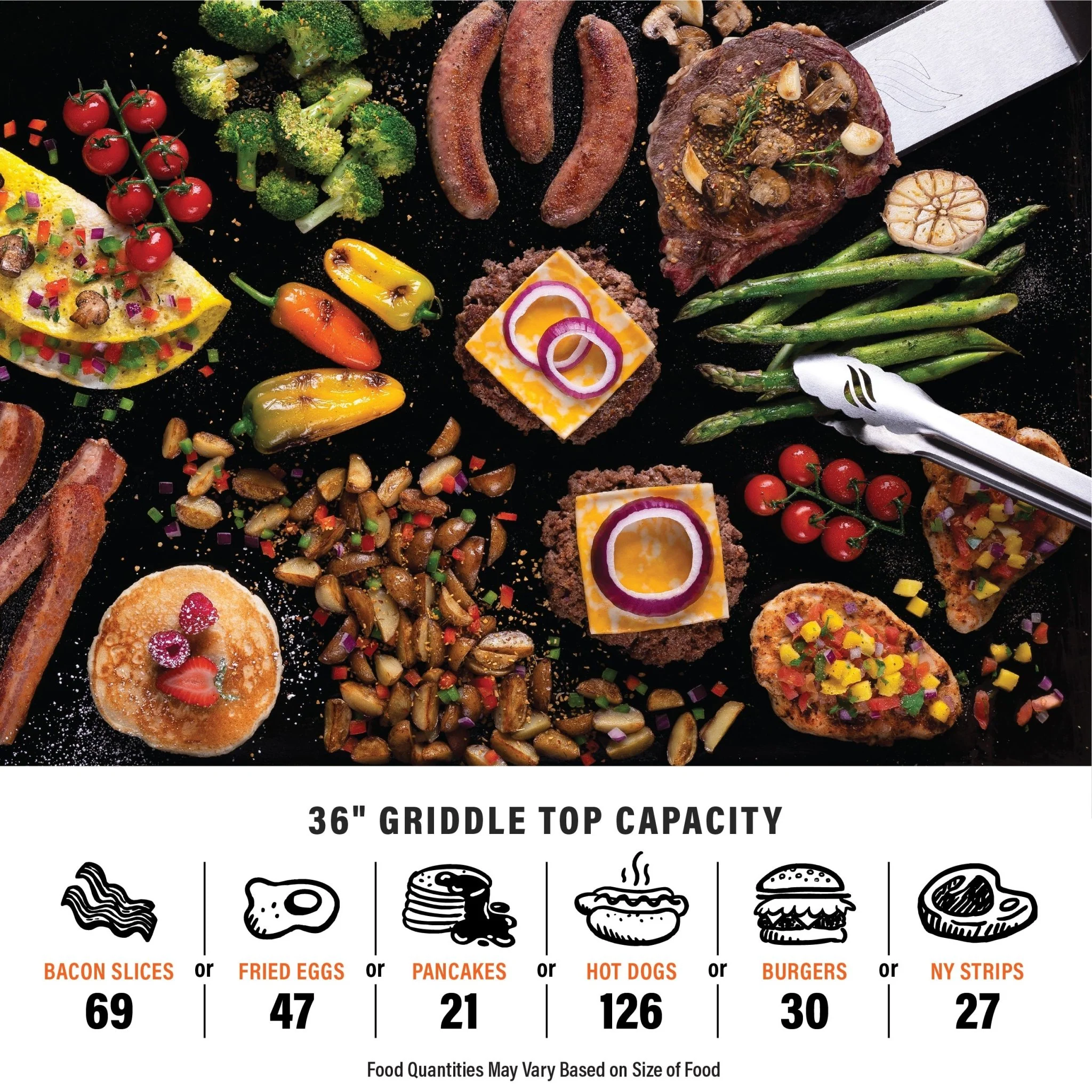 36" Griddle Deluxe with Extendable Side Table - Image 11
