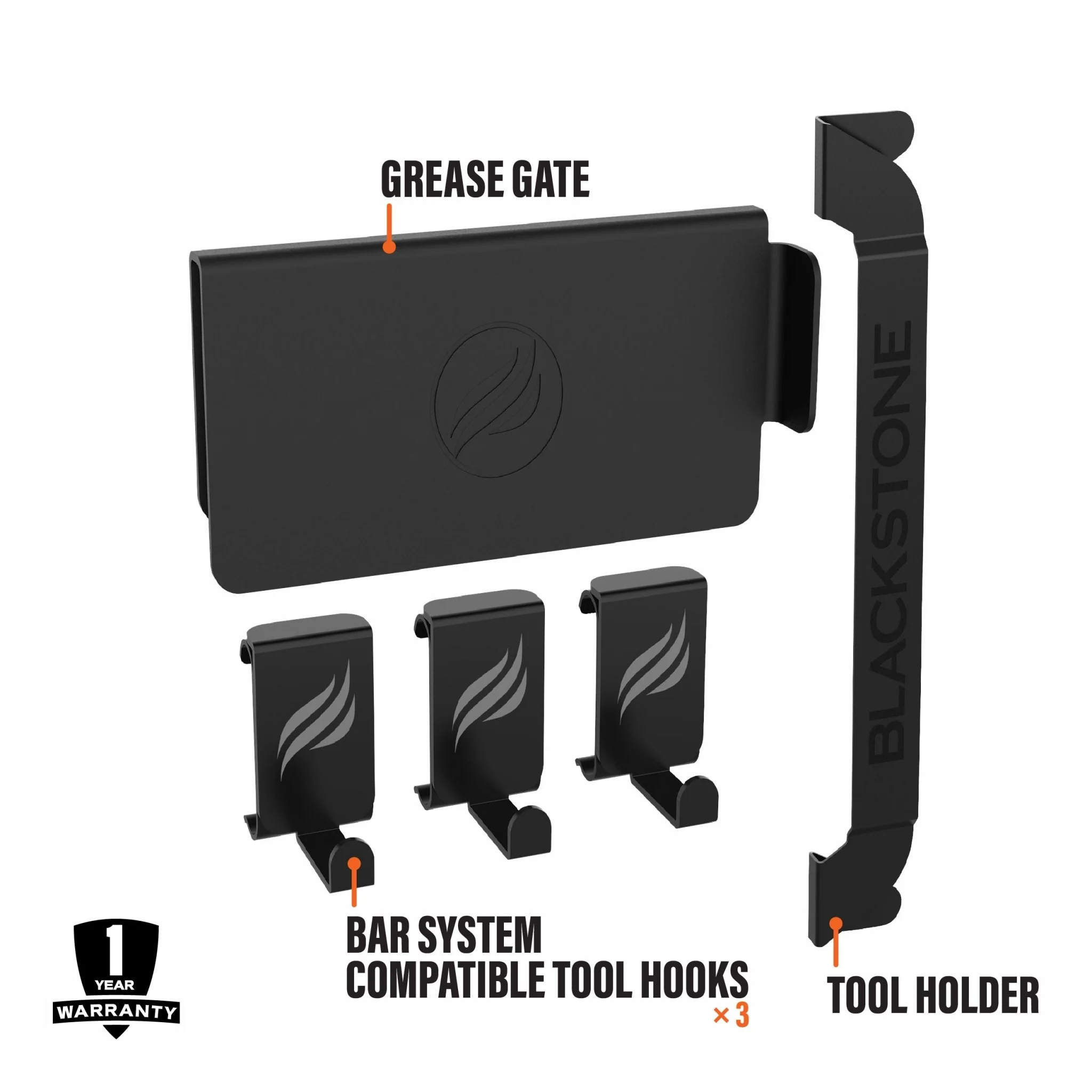 Culinary BAR System Tool Hooks, Grease Gate, and Tool Holder - Image 3