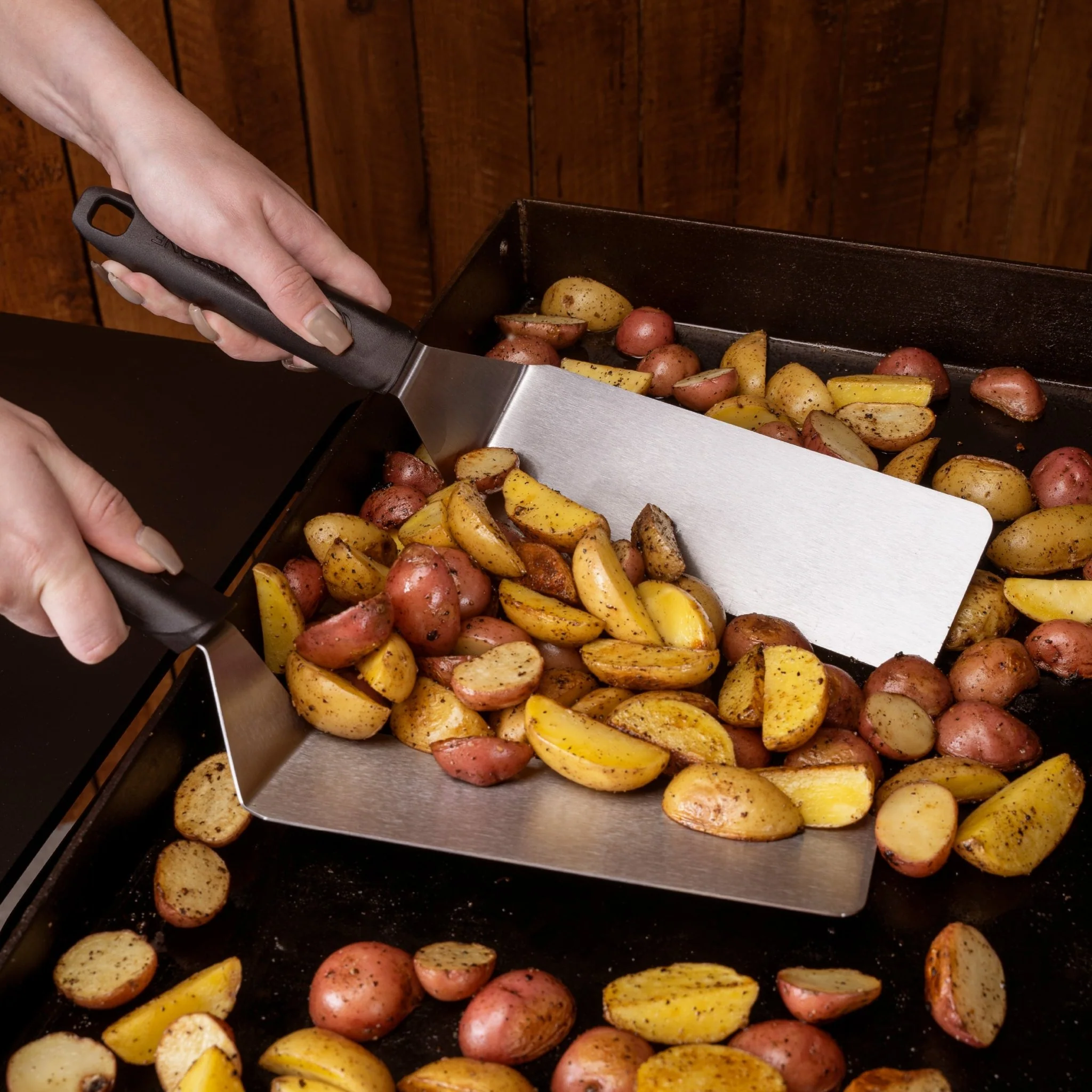 5 Piece Professional Griddle Toolkit - Image 4