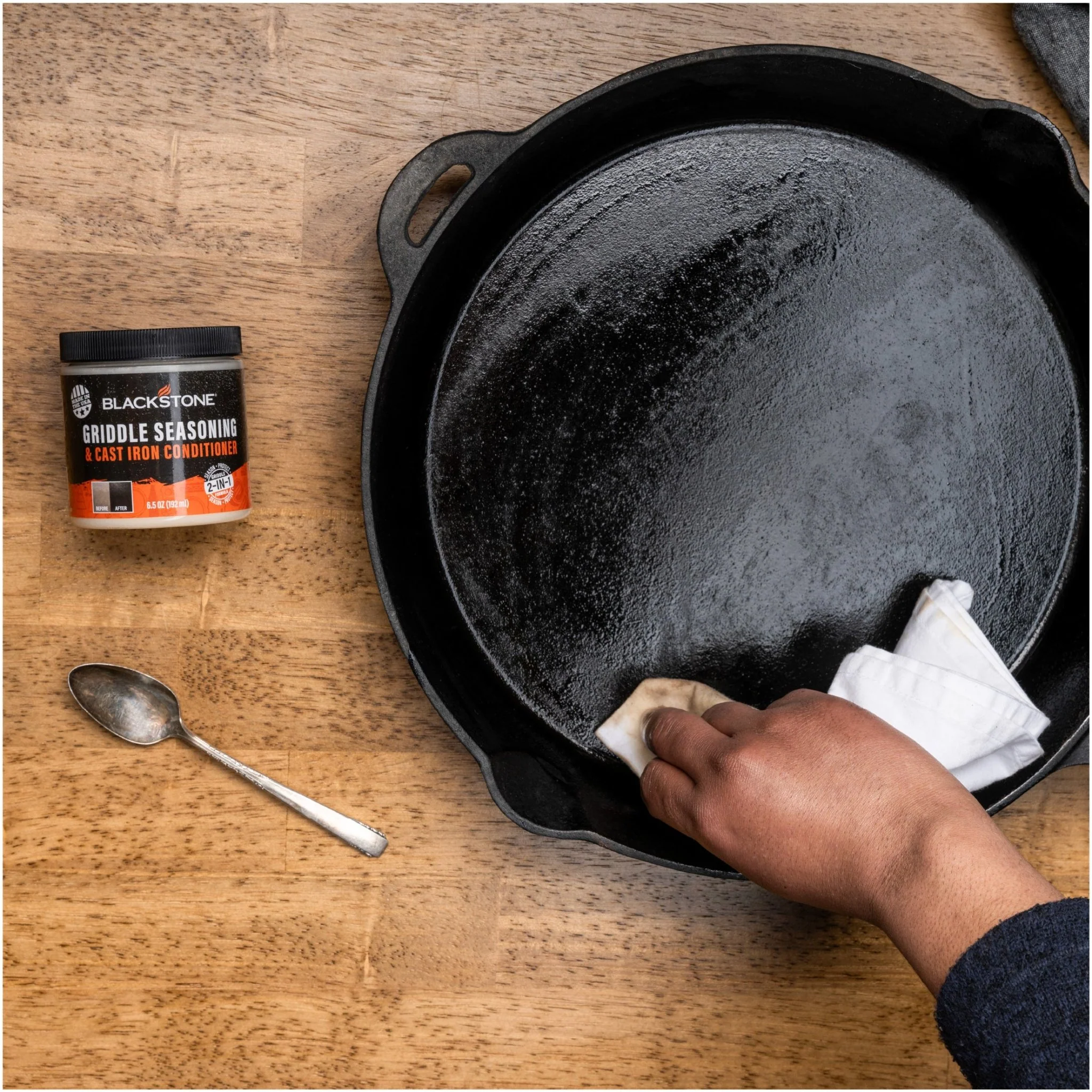 Griddle Seasoning & Cast Iron Conditioner (6.5 oz) - Image 8