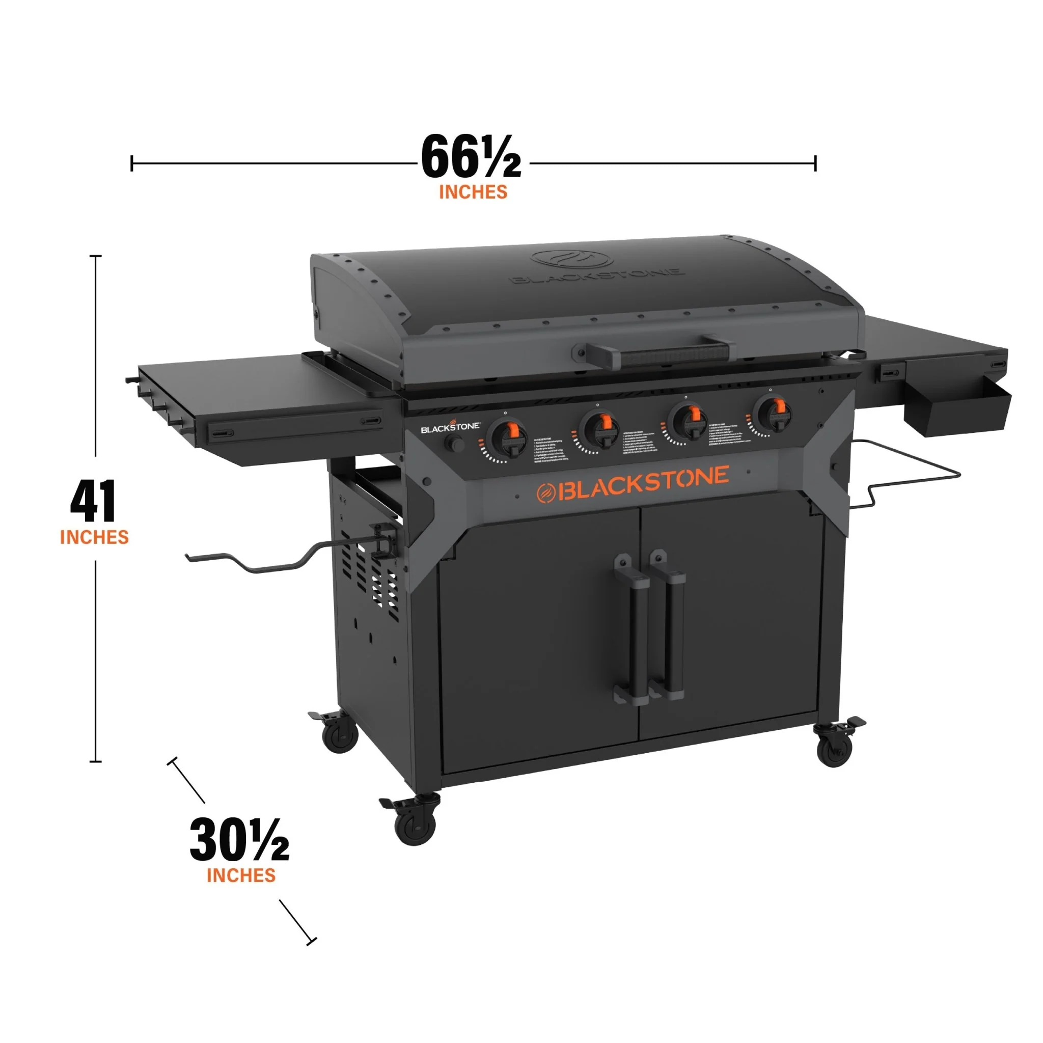Iron Forged 36” Griddle with Cabinet - Image 11