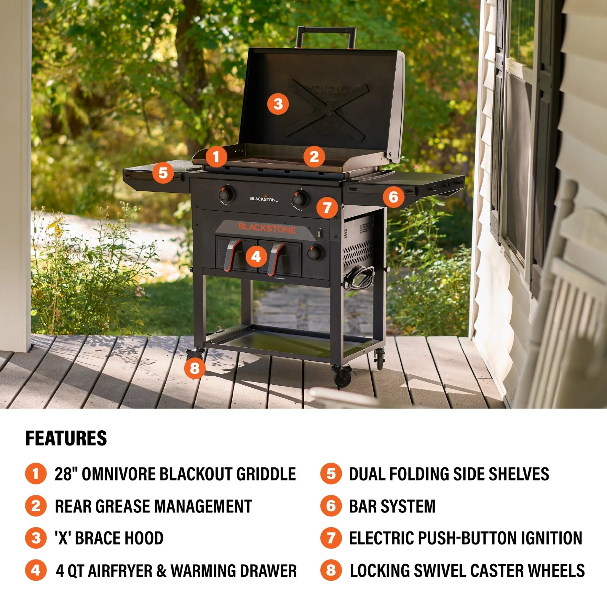 28” Griddle Airfryer Combo - Image 4