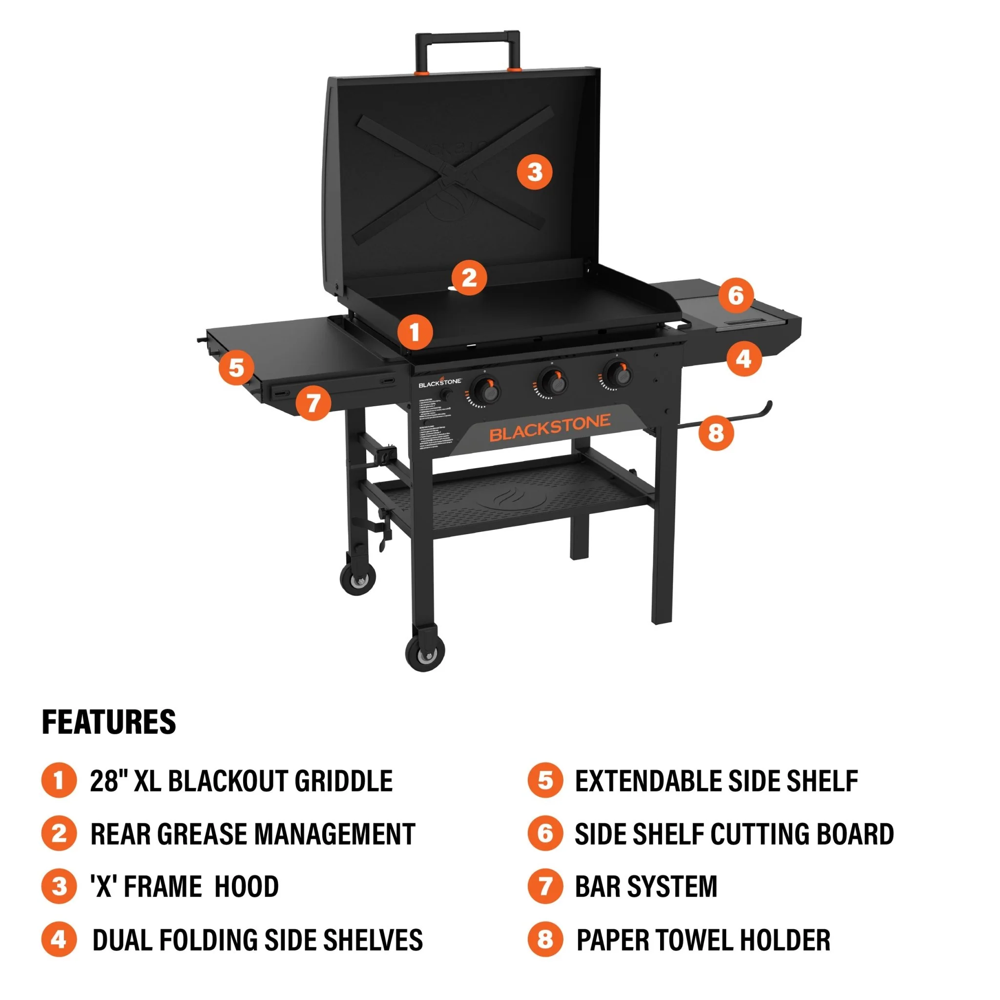 28” XL Griddle with Hood - Image 5
