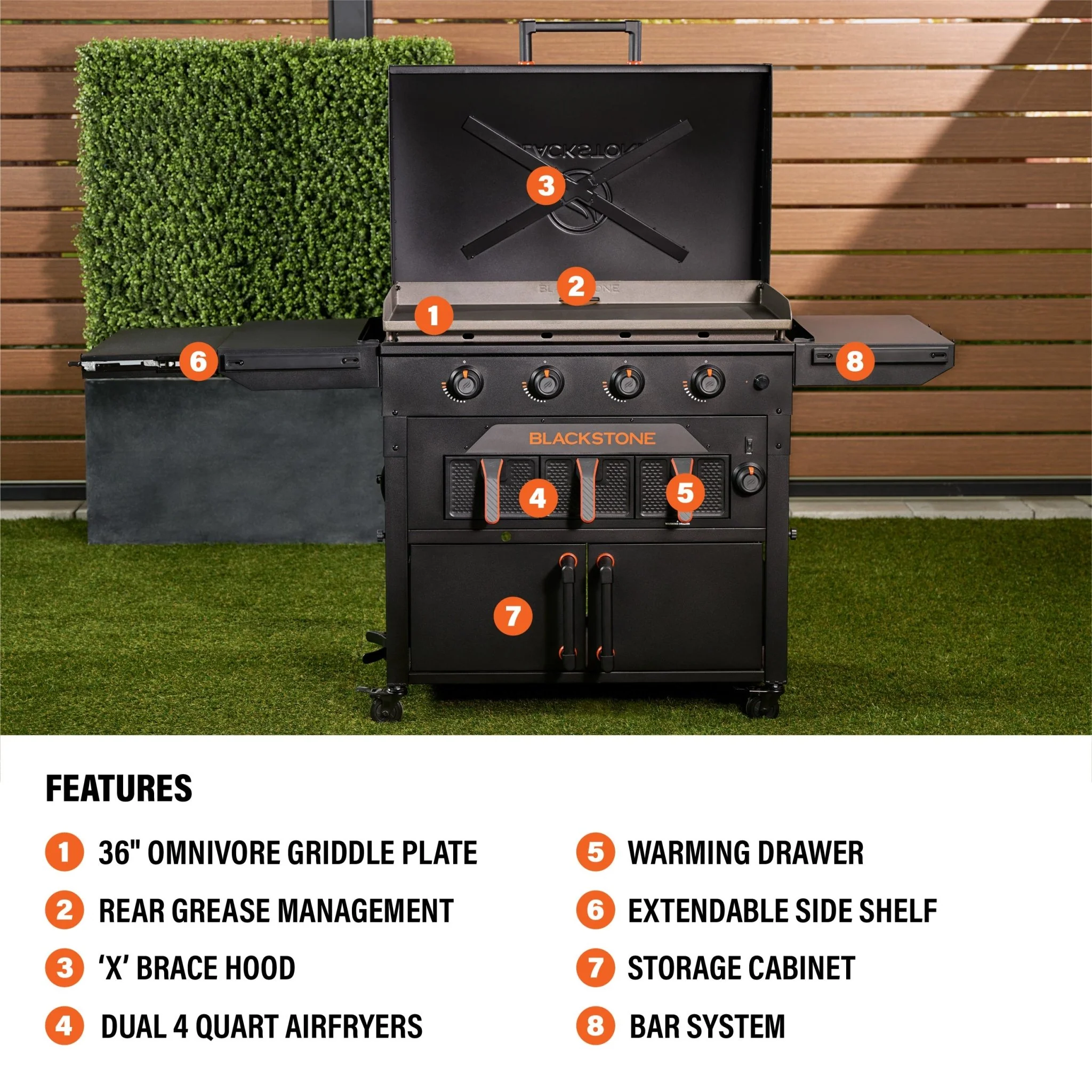 36” Griddle Airfryer Combo (Natural Gas) - Image 4