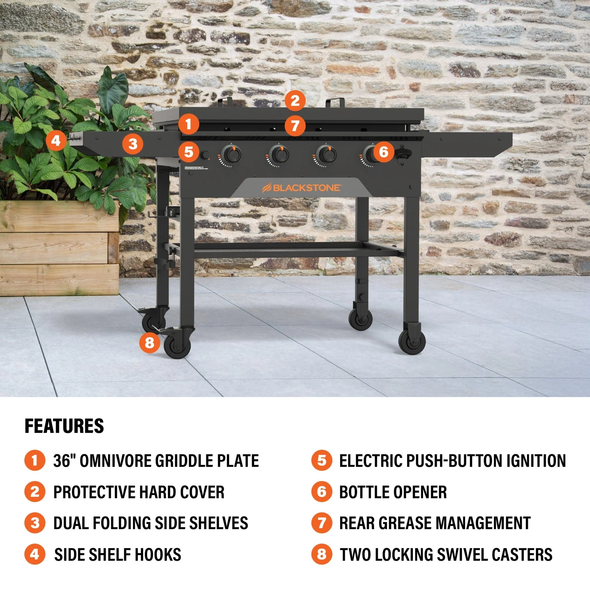 Original 36” Griddle with Hard Cover - Image 5