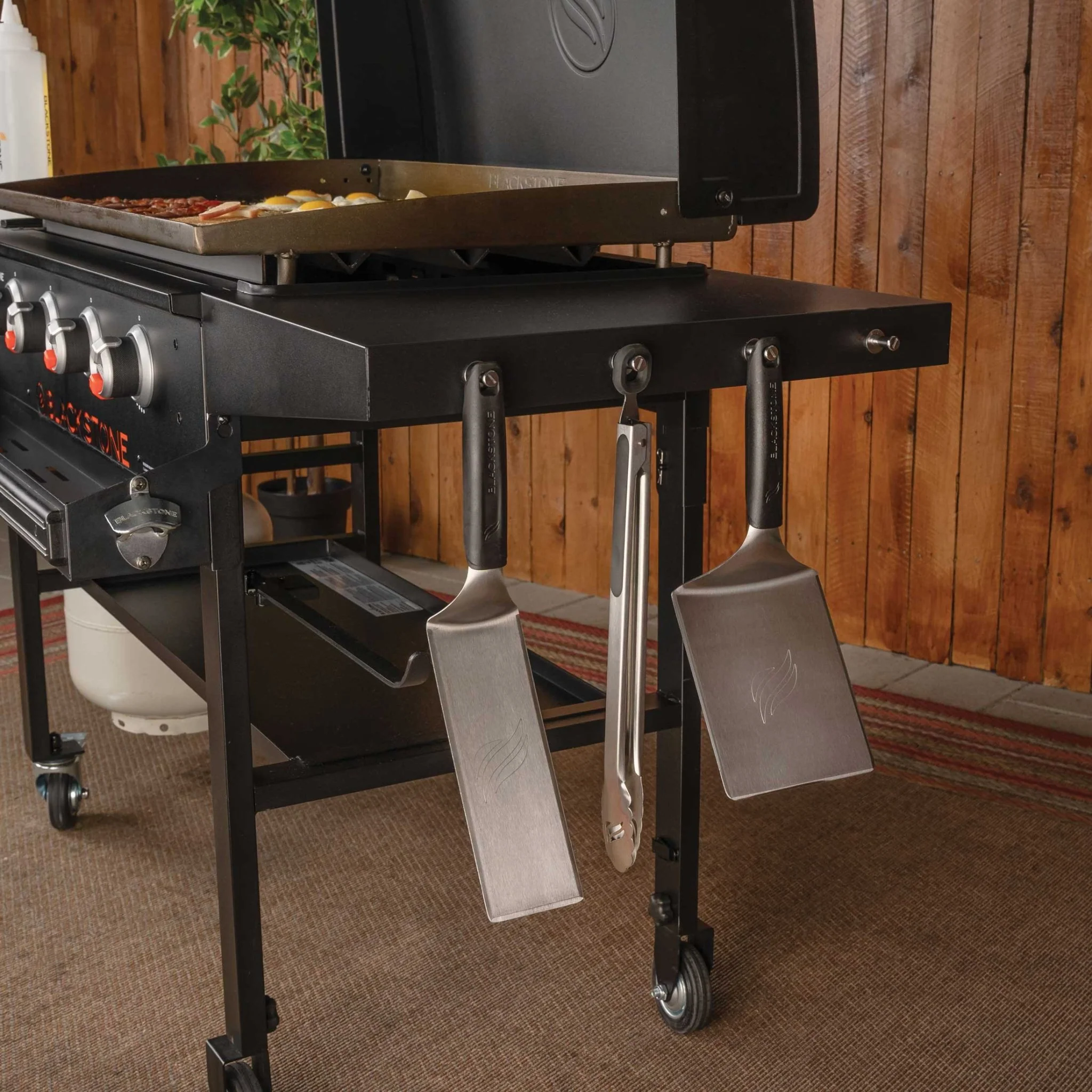 Original 36in Griddle W/Hood & Front shelf - Image 5