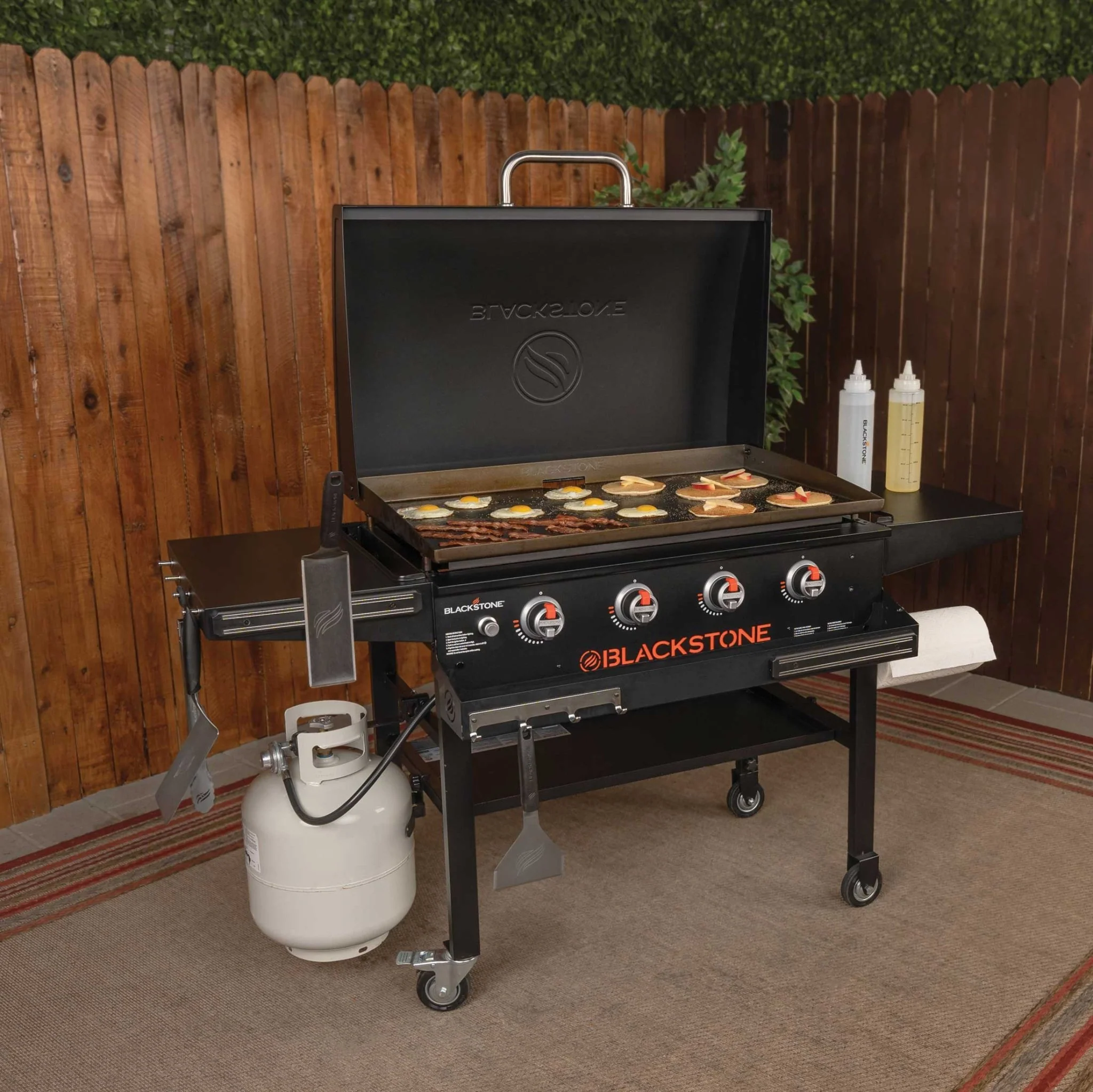 Original 36in Griddle W/Hood & Front shelf - Image 8