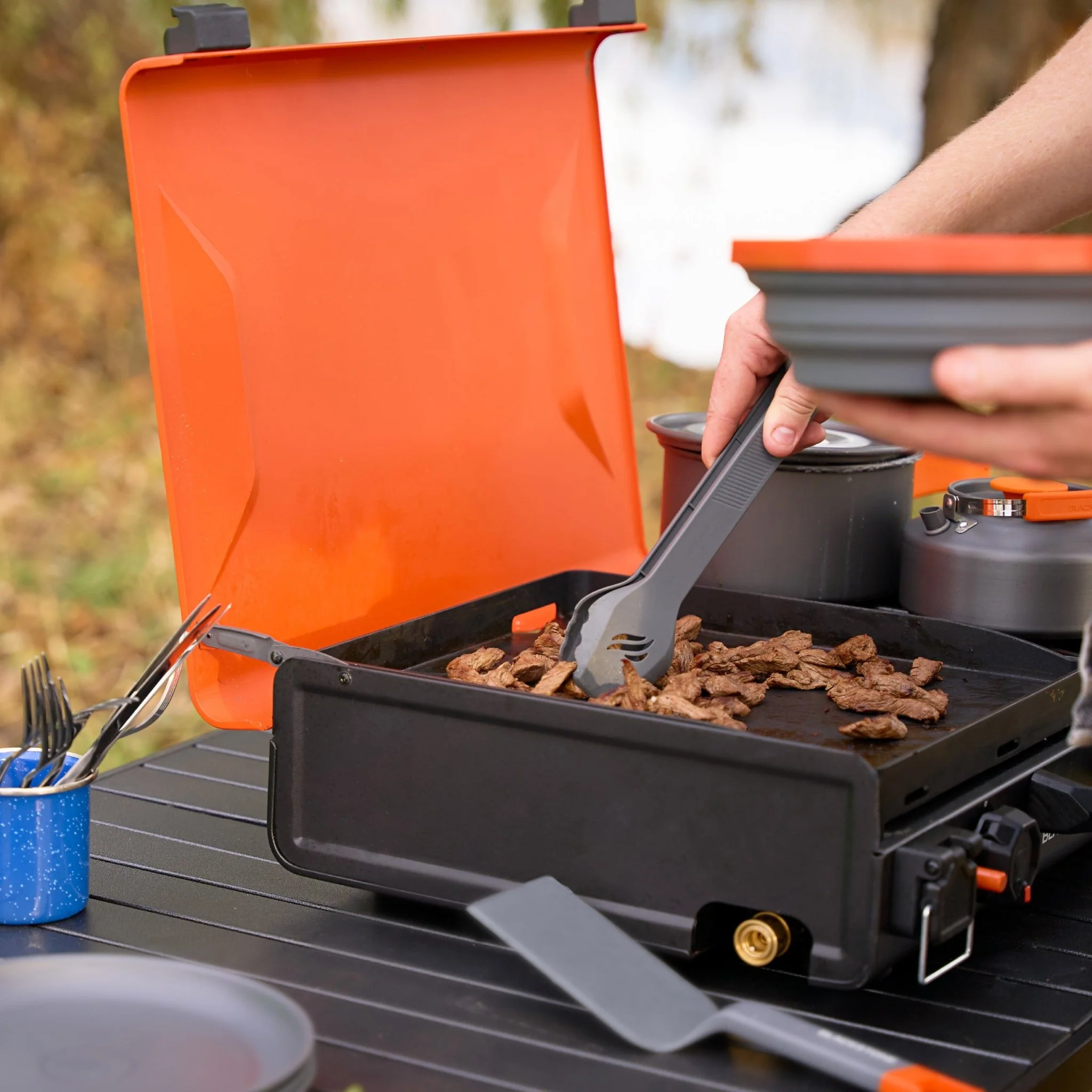 14" Griddle with Side Burner - Image 6