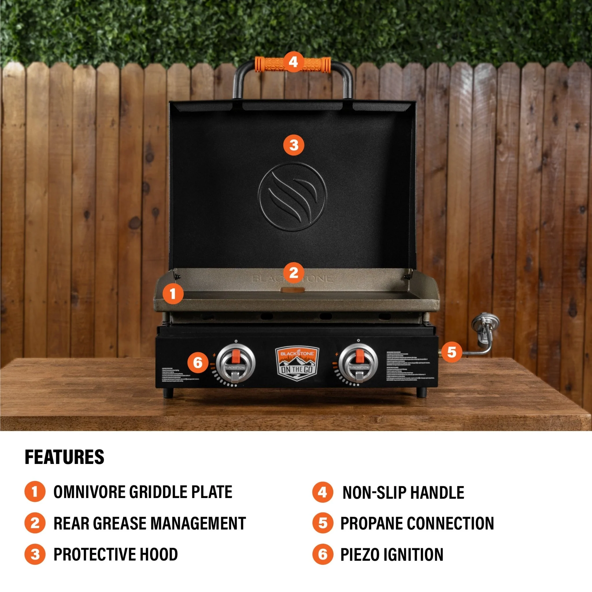 22” Tabletop Griddle with Hood - Image 4