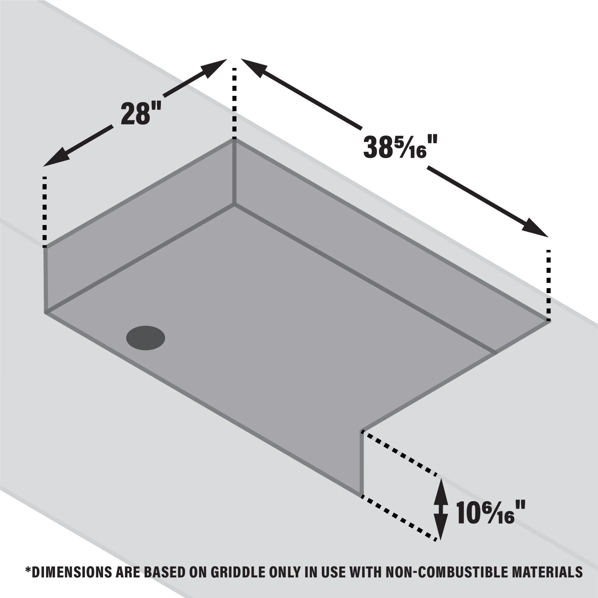 36" Drop-in Griddle with Hood (Natural Gas) - Image 9