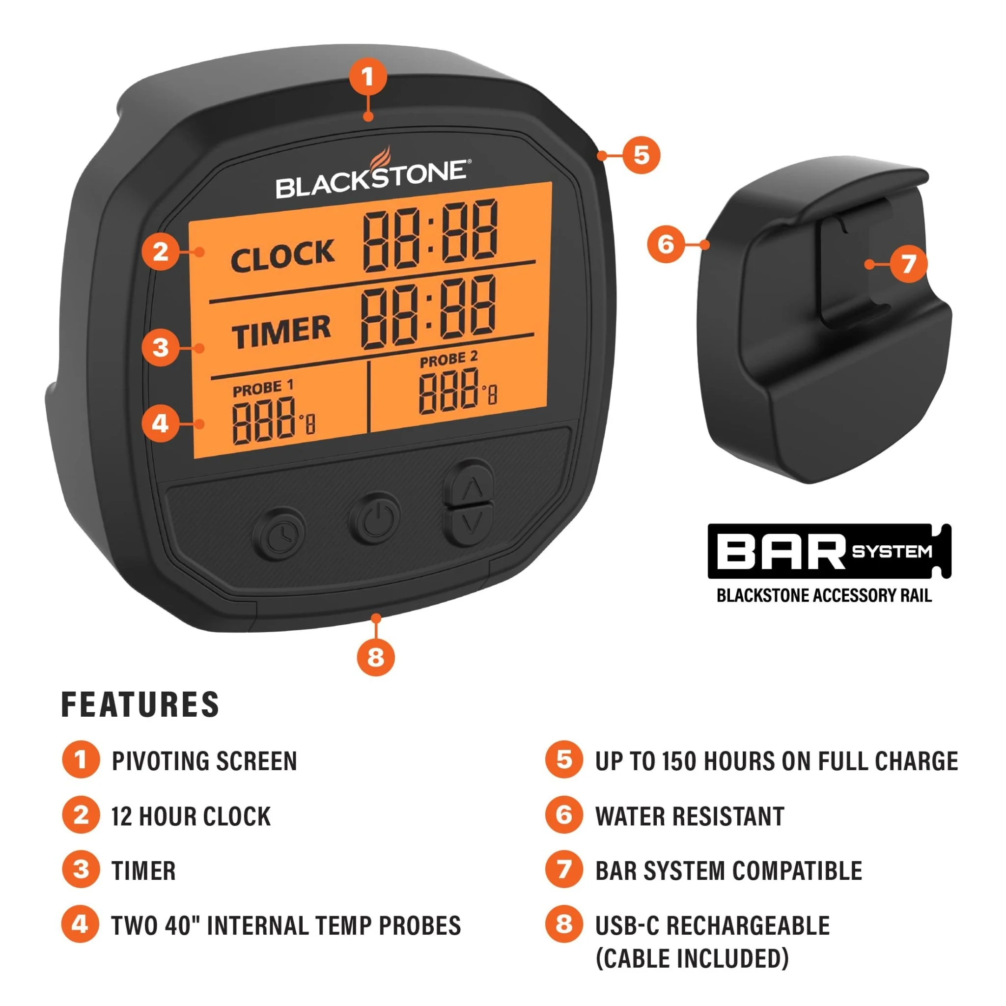 Dual Probe Digital Thermometer - Image 3