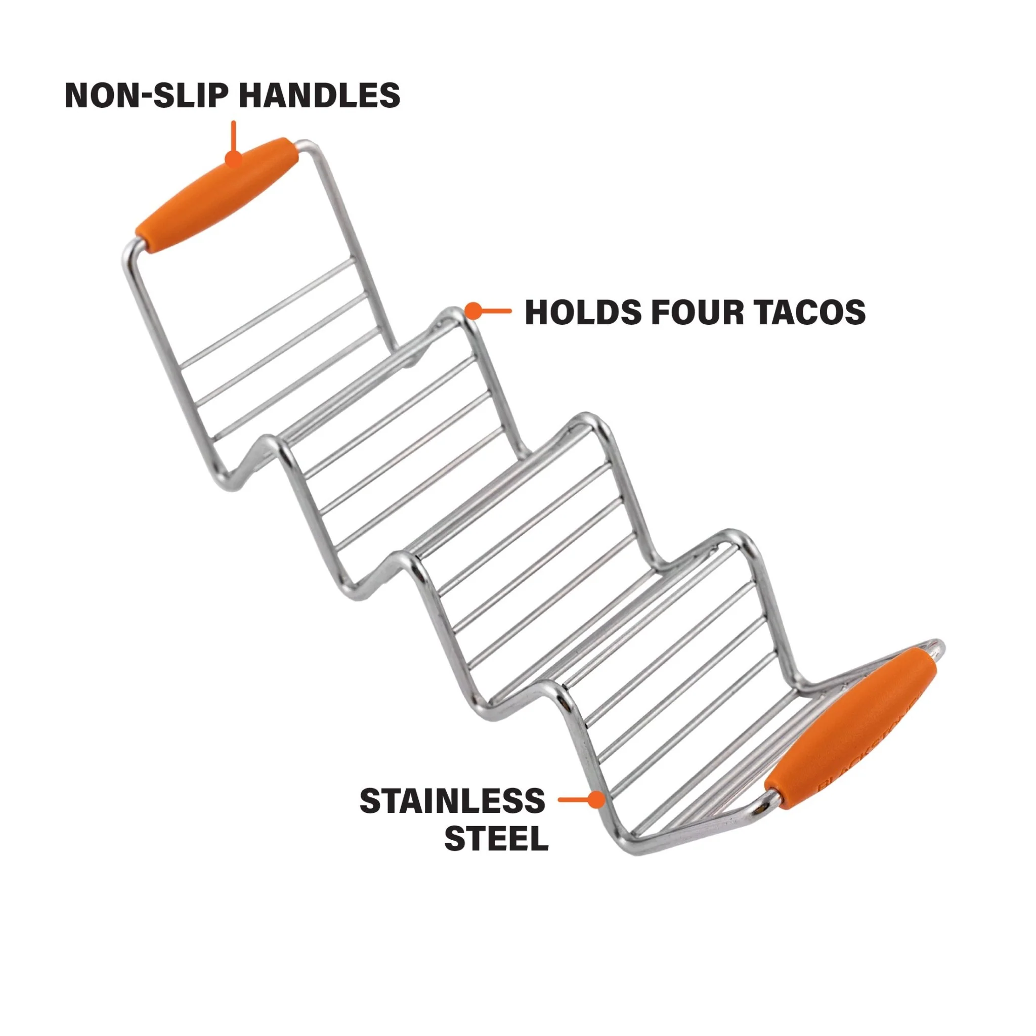 Small taco tray with silicone handles (qty 2). - Image 3