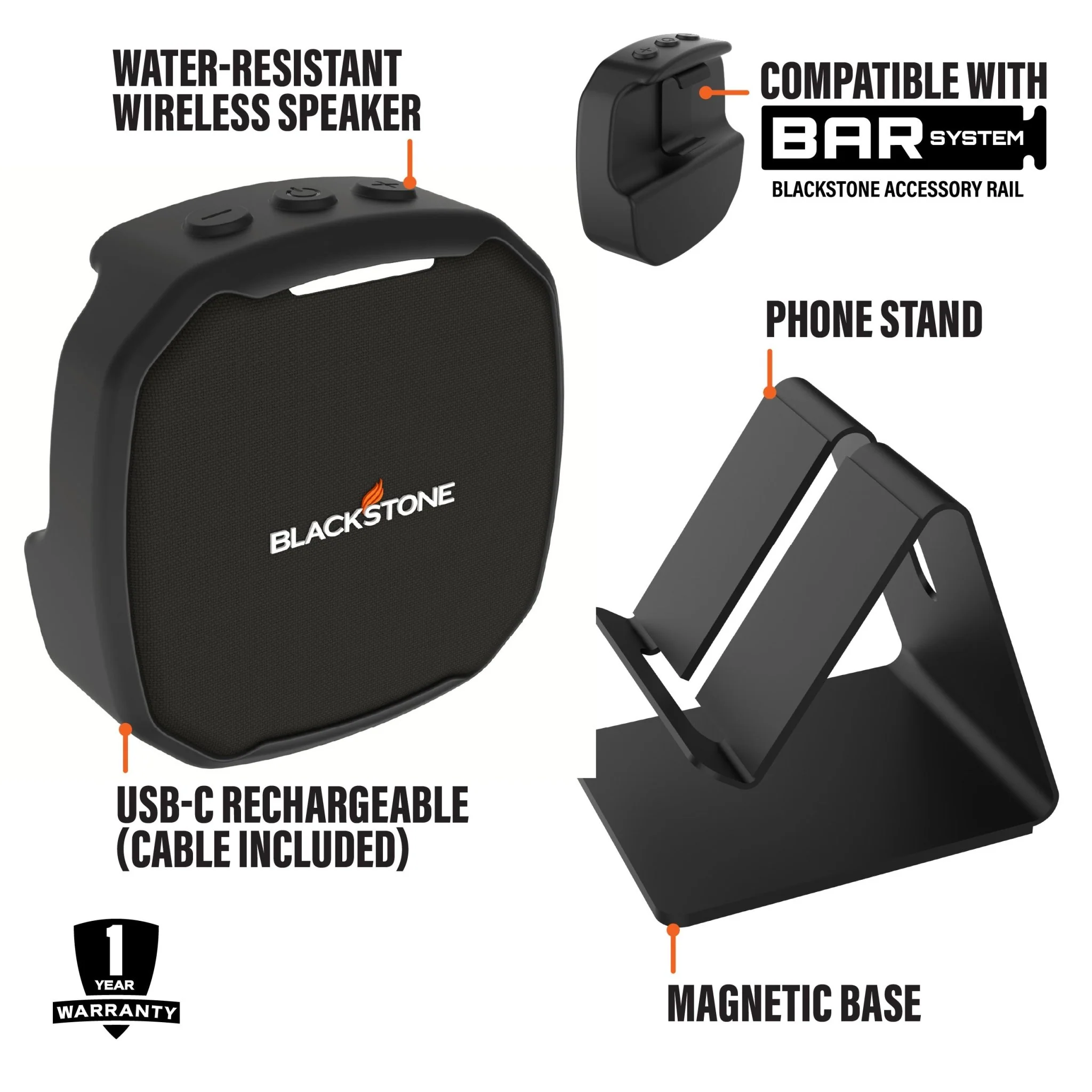 BAR System Wireless Speaker and Phone Holder - Image 3